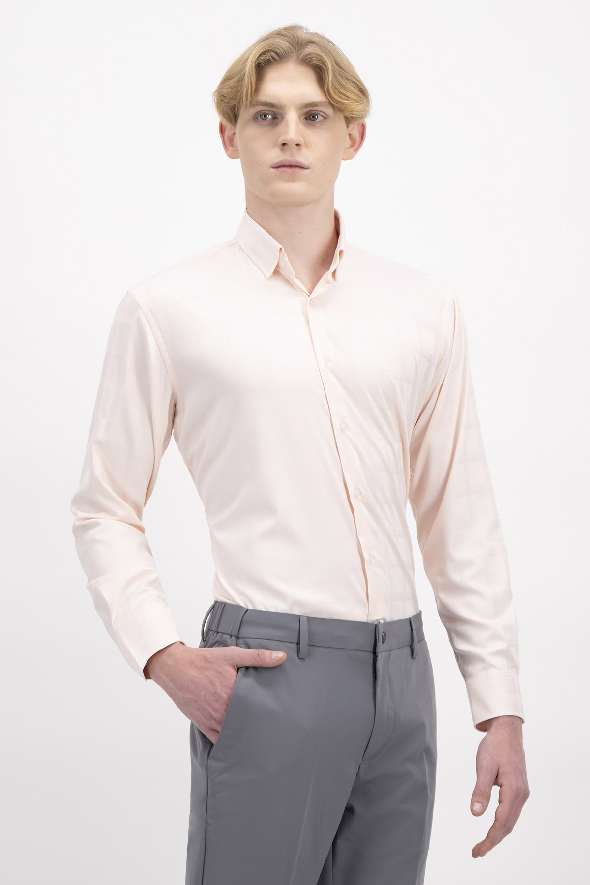CAMISA FORMAL BAMBOO FIBER SLIM FIT LMENTAL