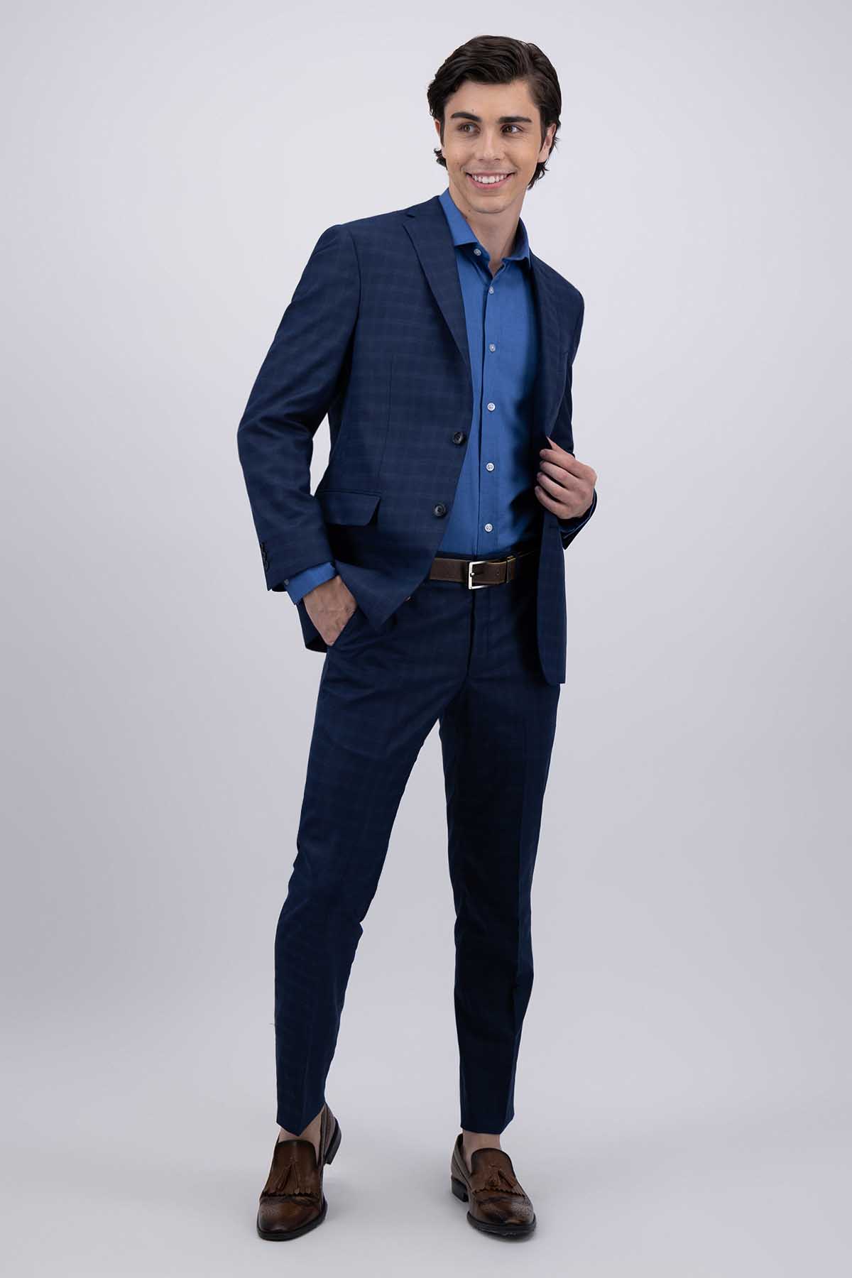 Trajes de 2025 hombre color azul