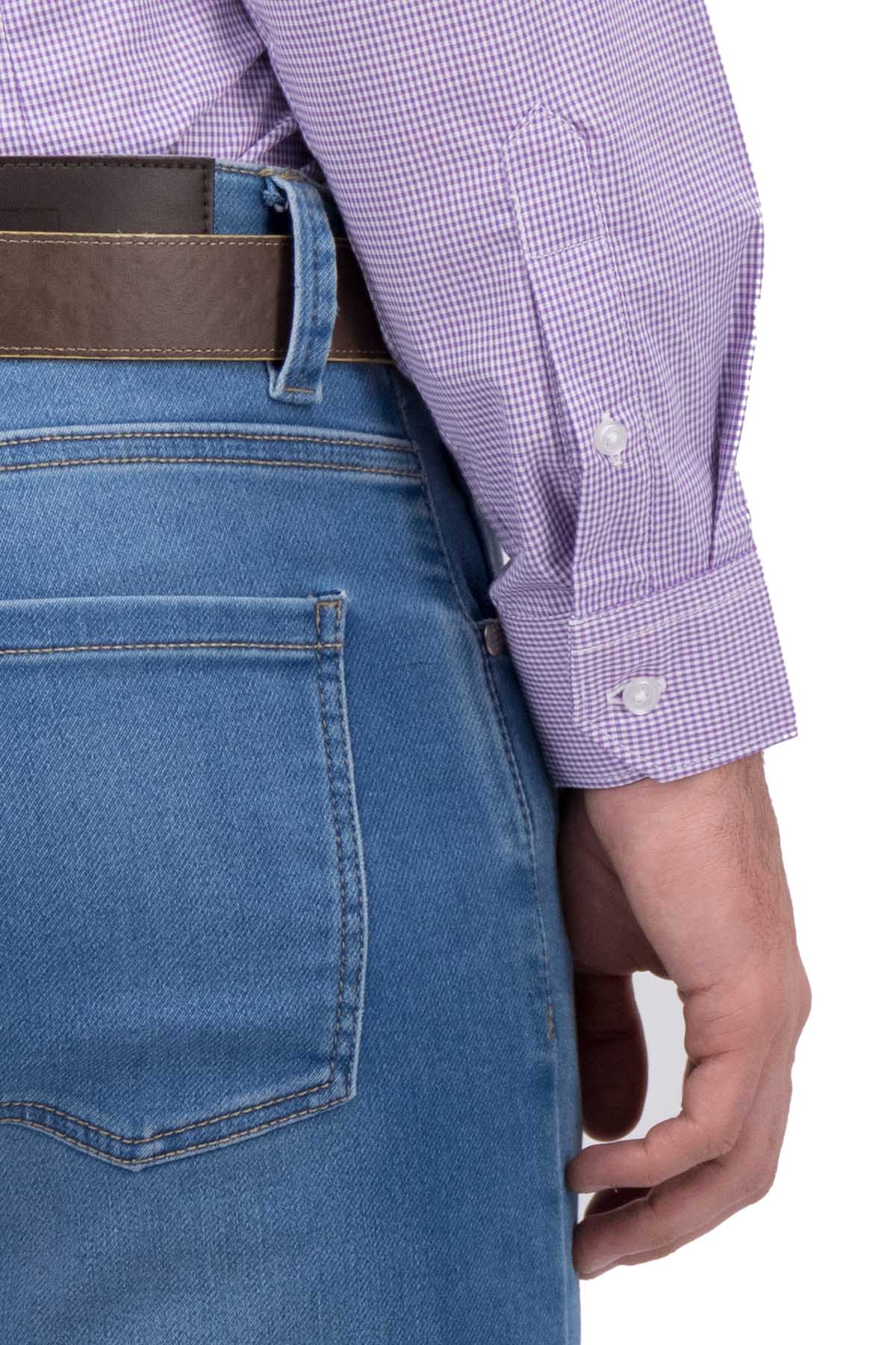 CAMISA VESTIR LILA SLIM FIT LMENTAL image number 4
