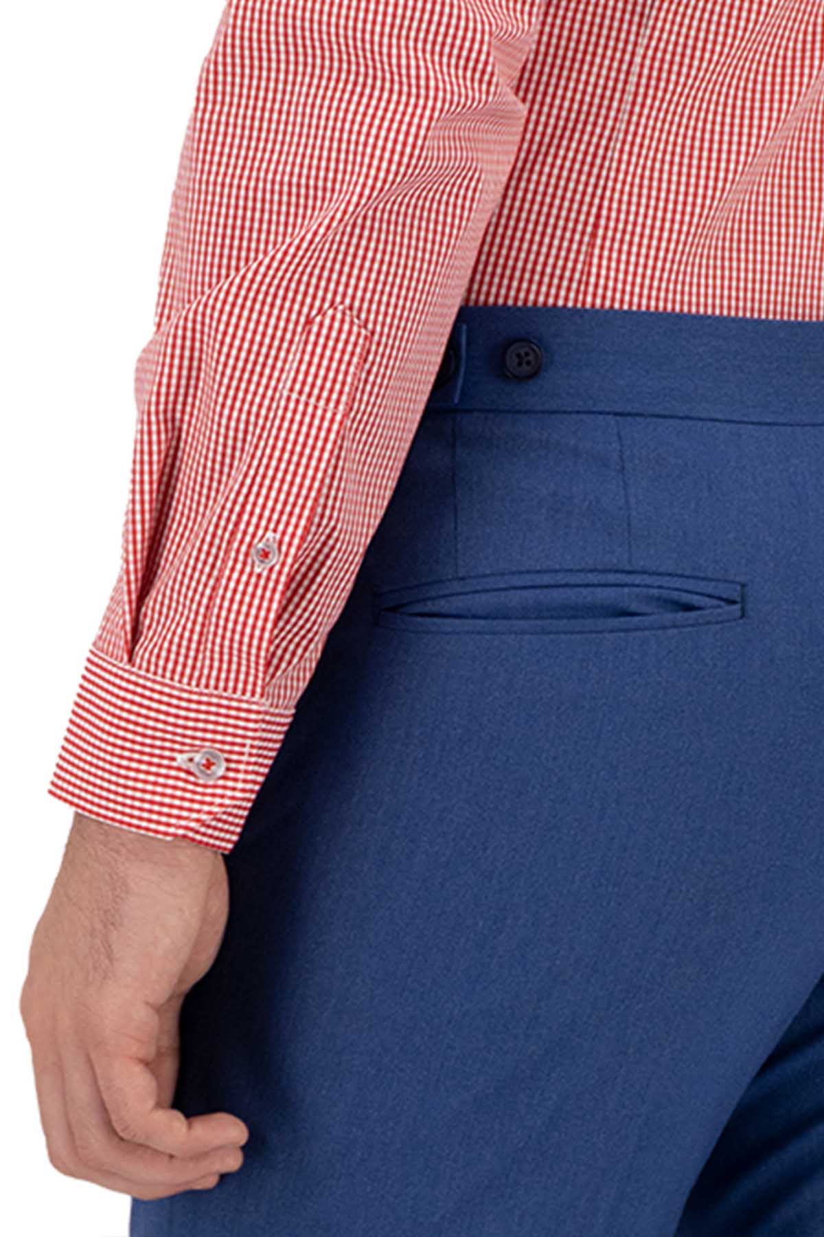 CAMISA CASUAL TECHNO STRECH ROJO SLIM FIT LMENTAL image number 3