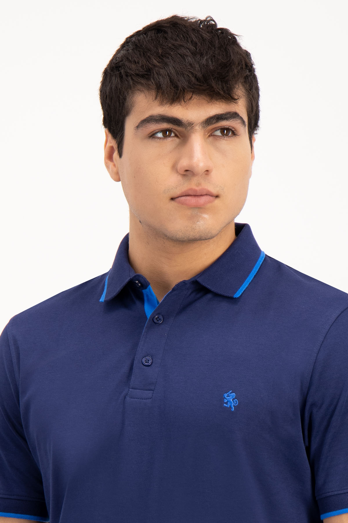 PLAYERA TIPO POLO CONTEMPORARY FIT LAMBERTI image number 2