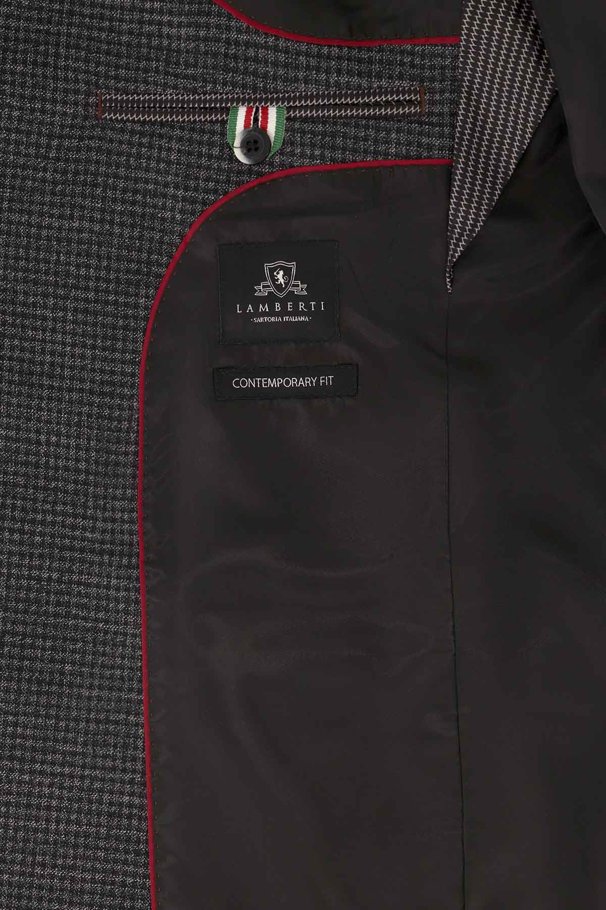 Saco Casual Fresco Di Lana Contemporary Fit Lamberti image number 4