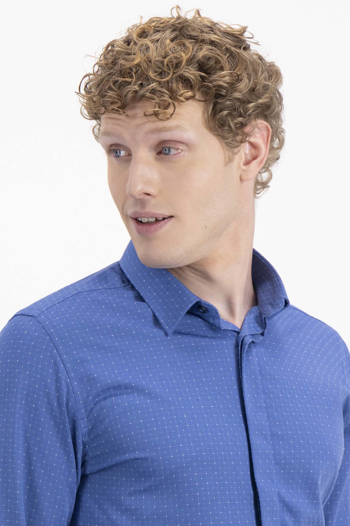 CAMISA FORMAL BAMBOO FIBER SKINNY FIT LMENTAL image number 2
