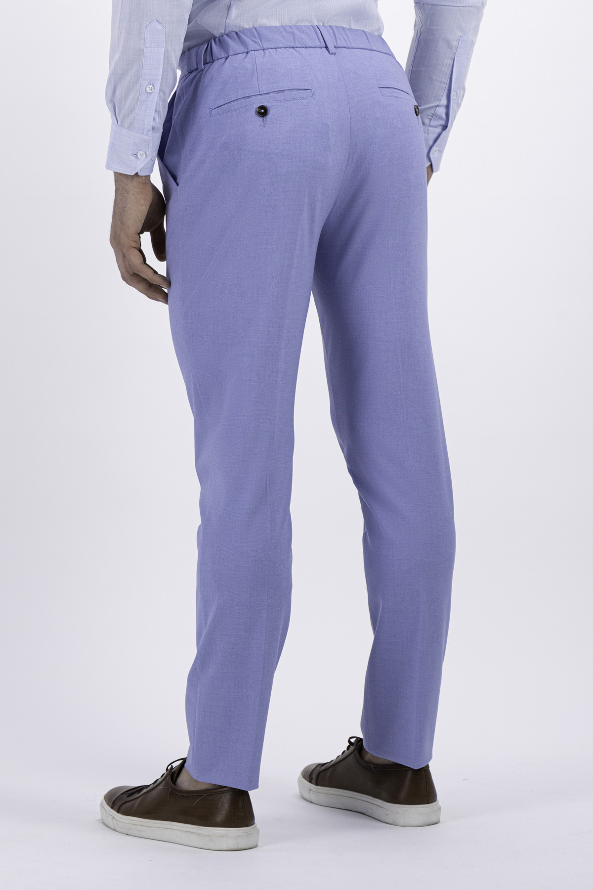 PANTALÓN VESTIR AZUL CLARO SLIM FIT LMENTAL image number 2