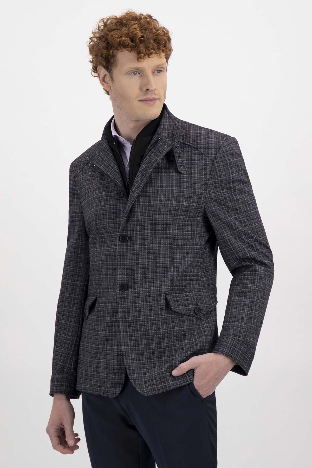SACO FORMAL SLIM FIT LMENTAL