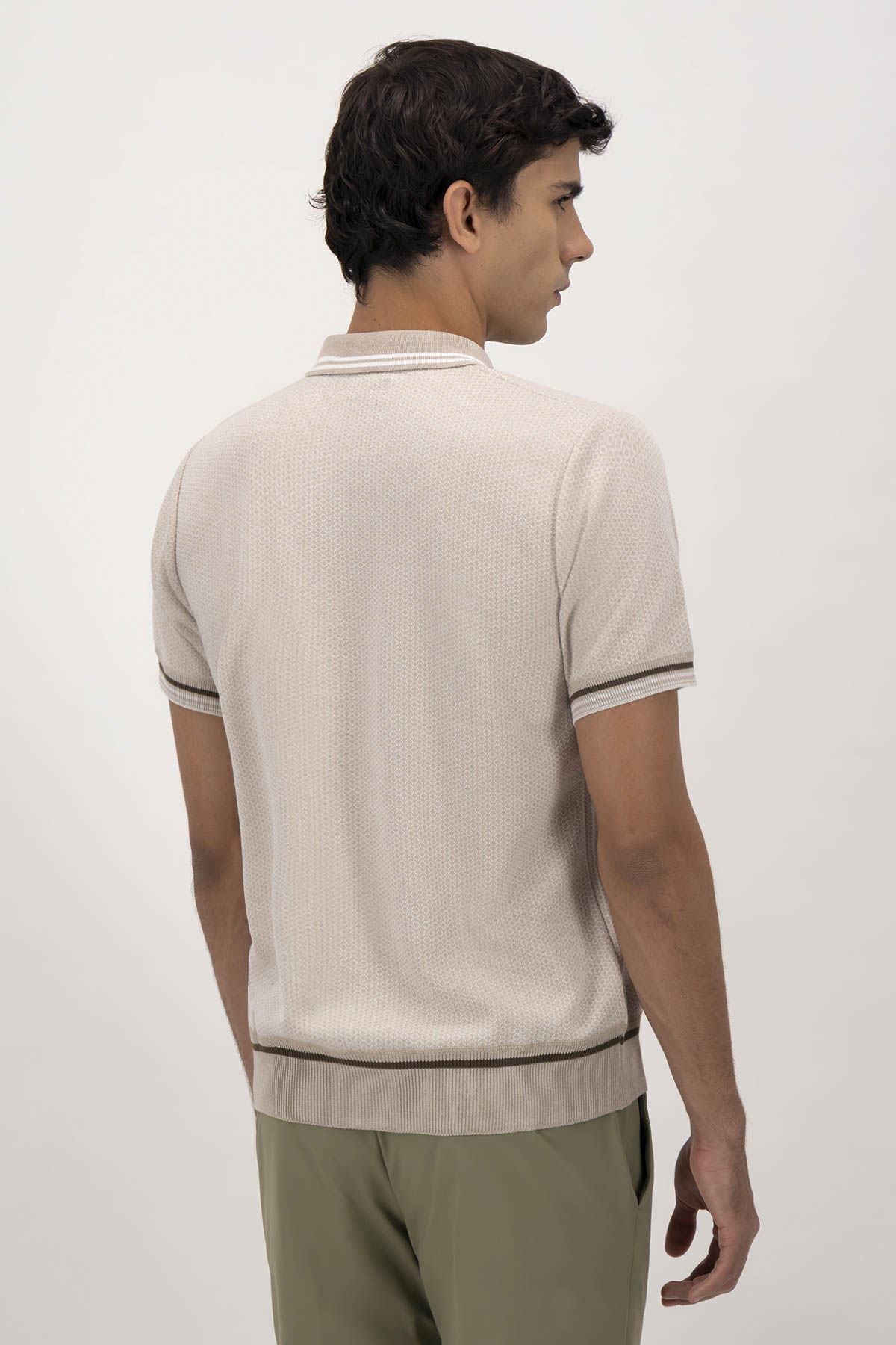 Sueter casual lmental manga corta