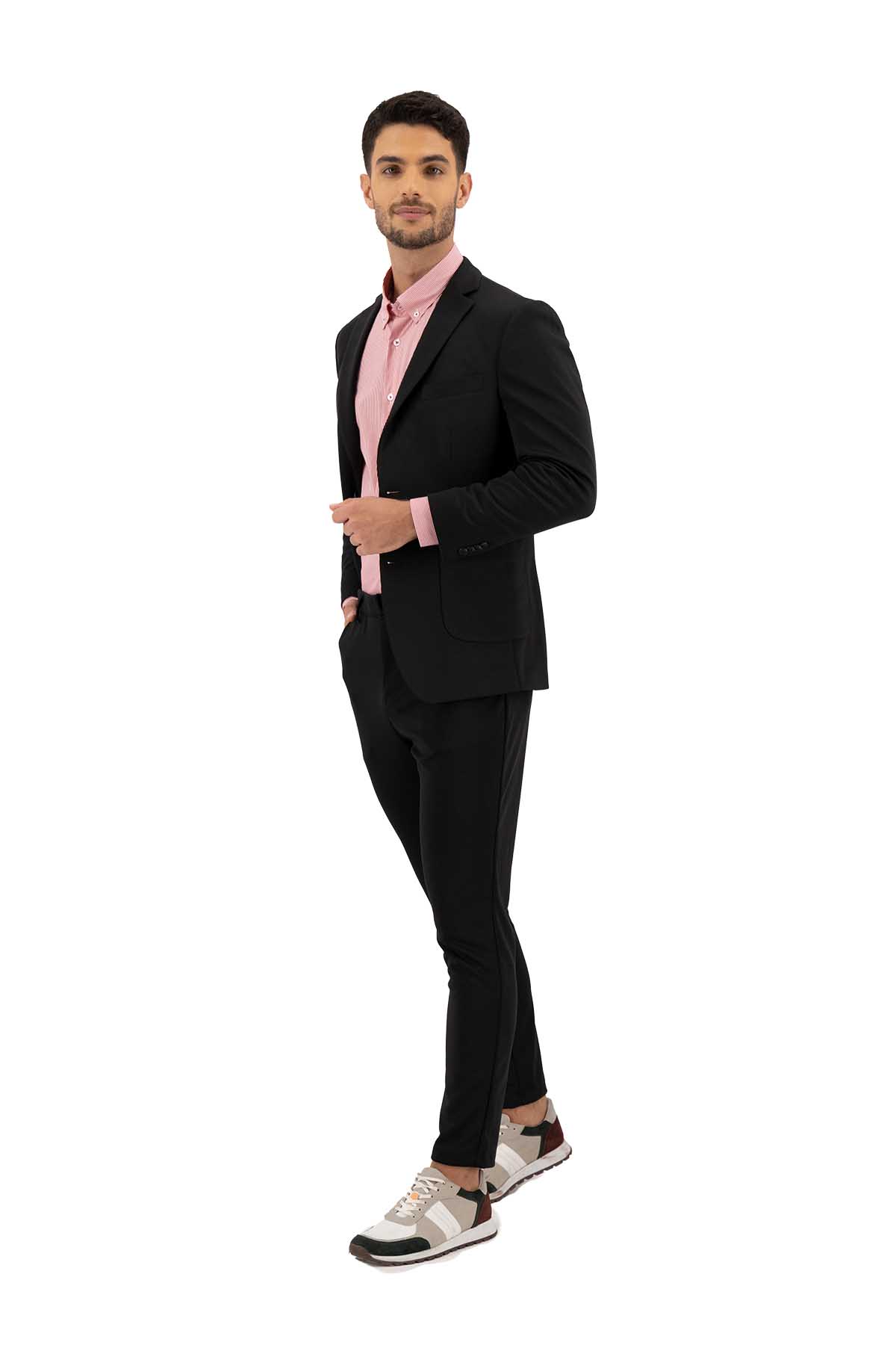 TRAJE NEGRO SLIM FIT LMENTAL image number 4