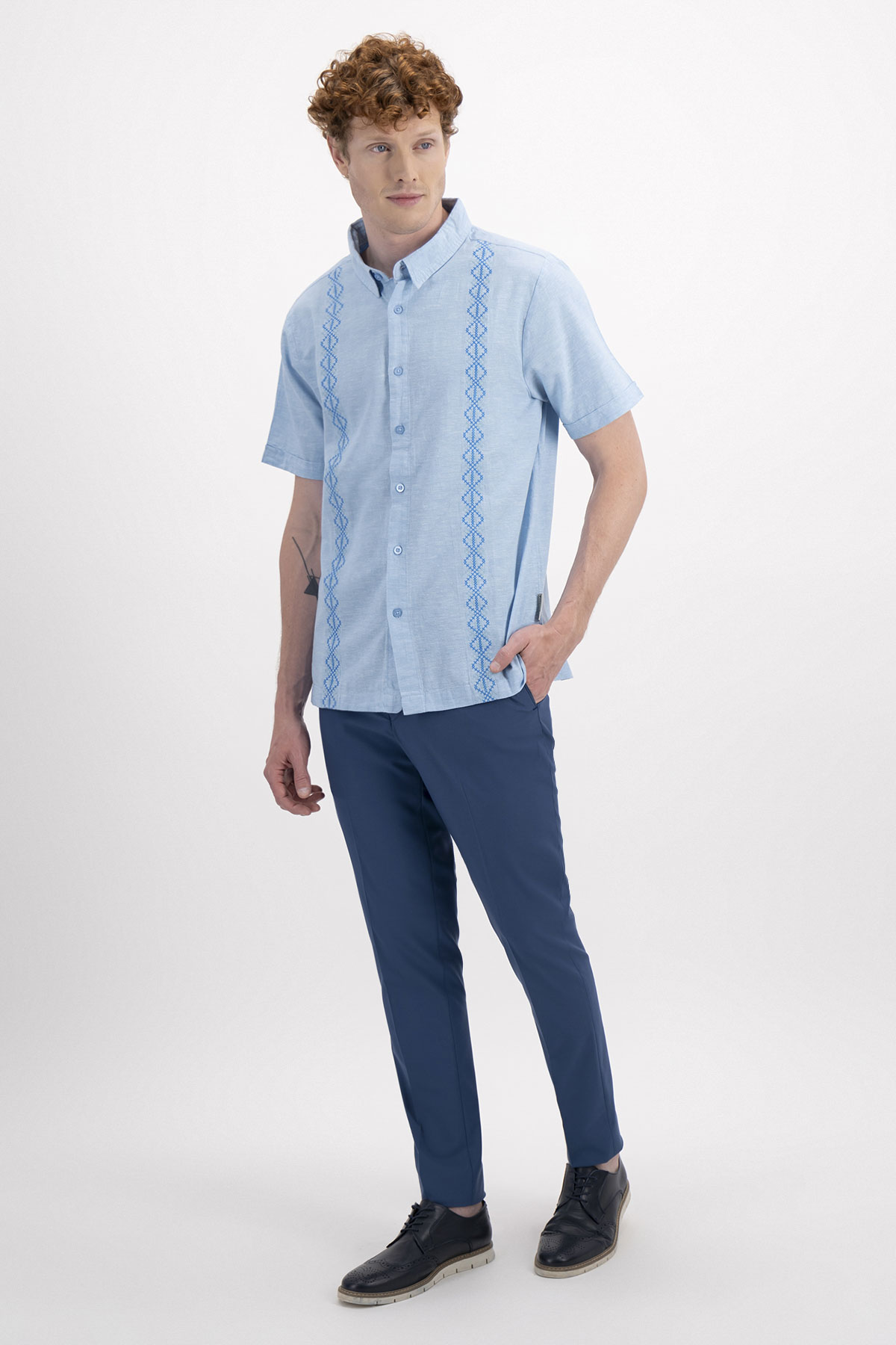GUAYABERA CONTEMPORARY FIT GUAYAHABANA image number 3