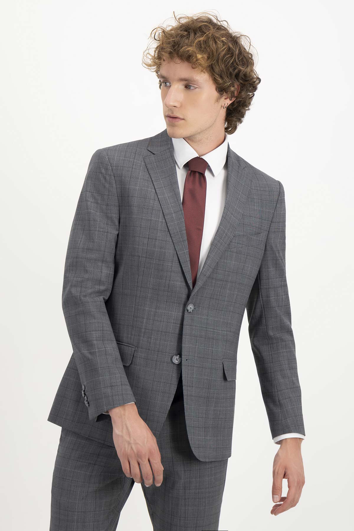TRAJE FRESCO DI LANA SLIM FIT LAMBERTI image number 1