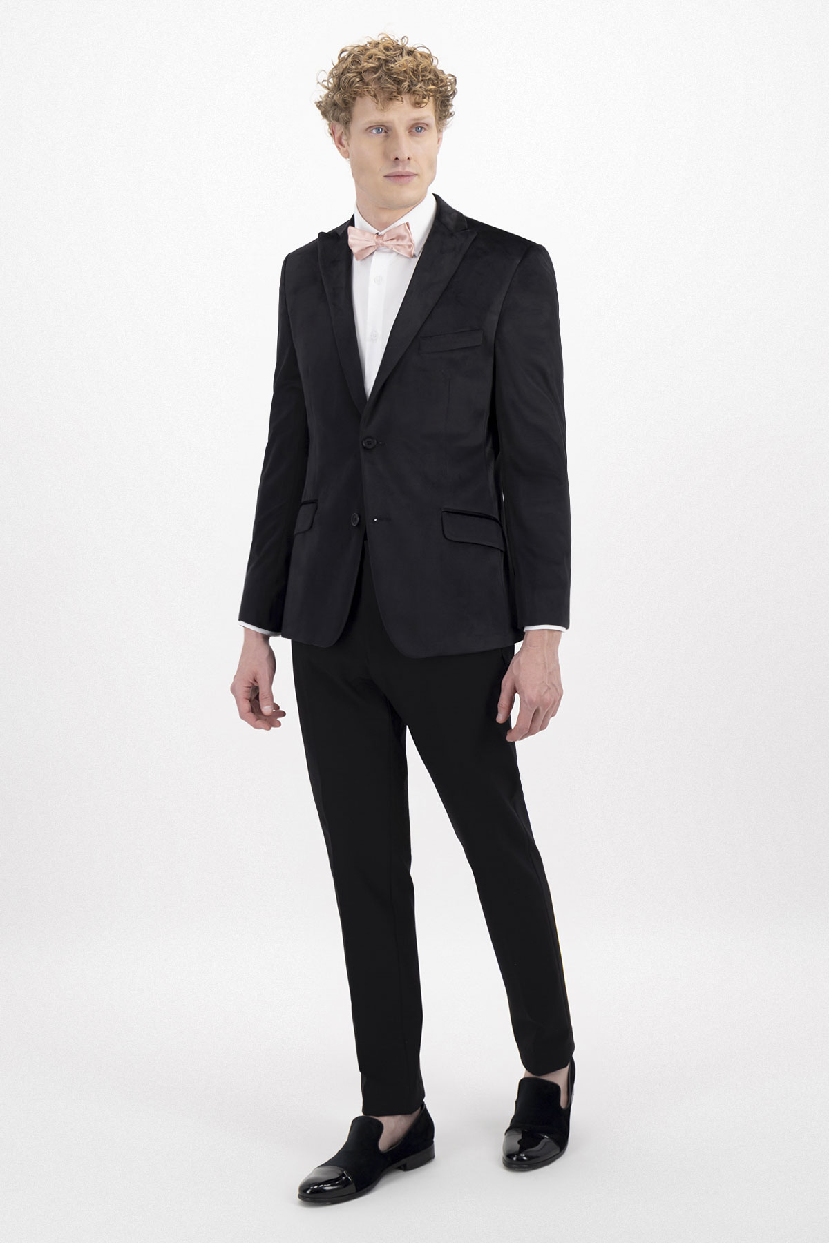 SACO CEREMONIA VELVET SLIM FIT LMENTAL image number 2