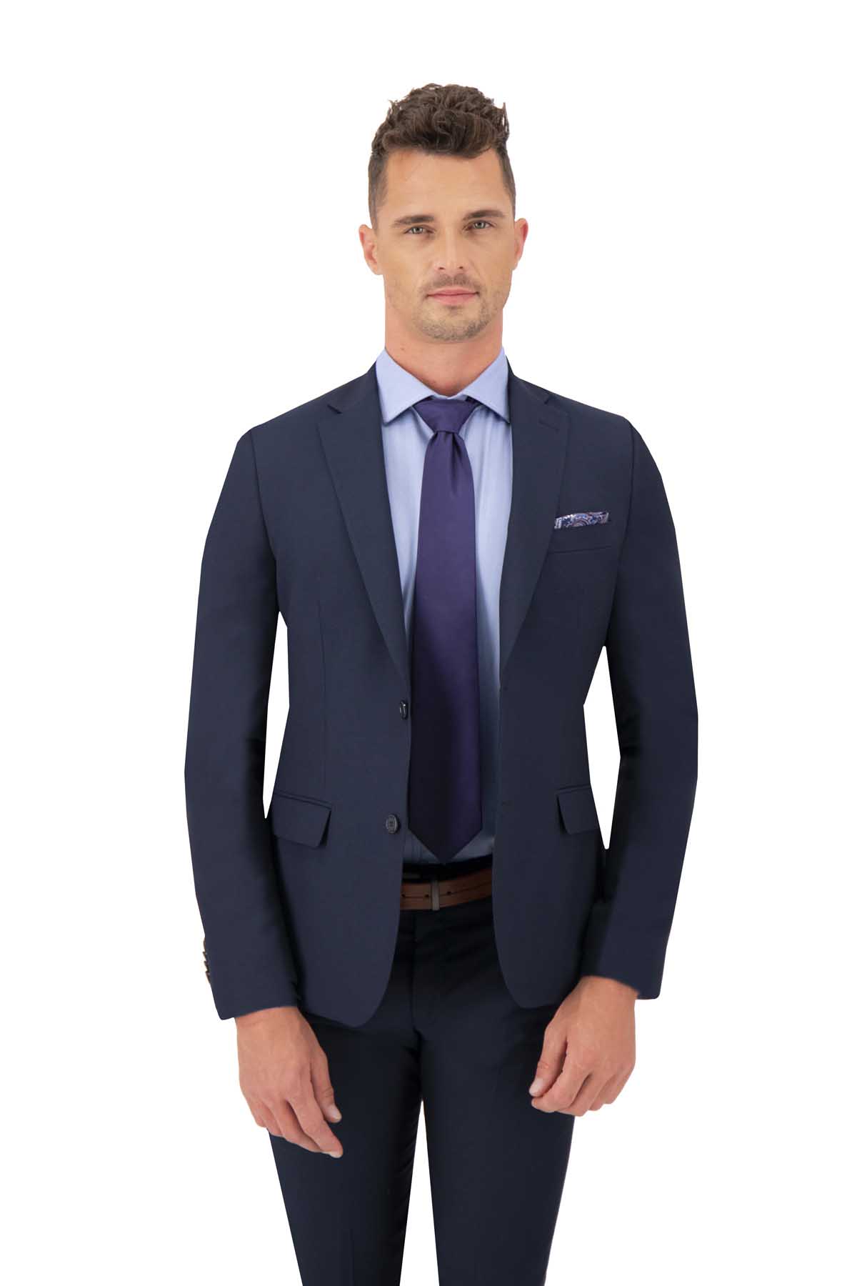 TRAJE AZUL MARINO SLIM FIT LAMBERTI image number 2