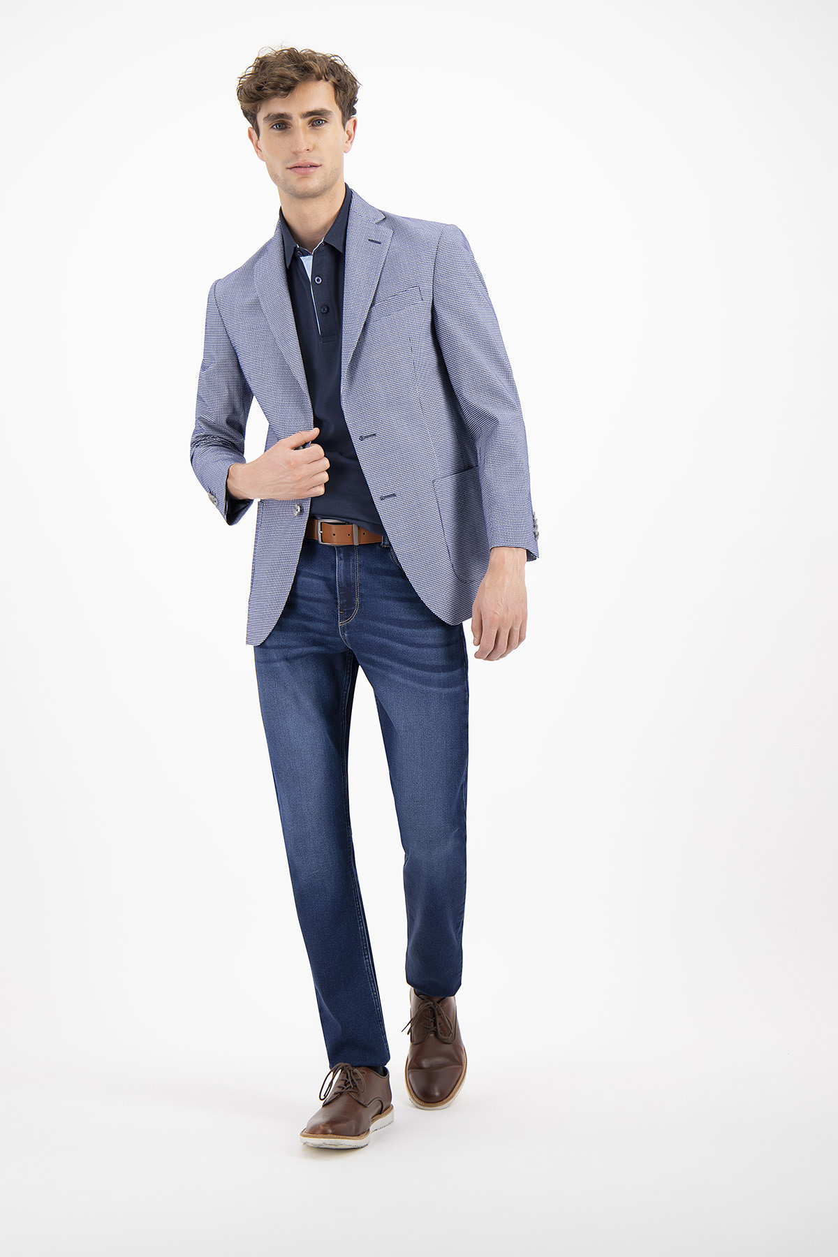 Saco slim fit casual deals