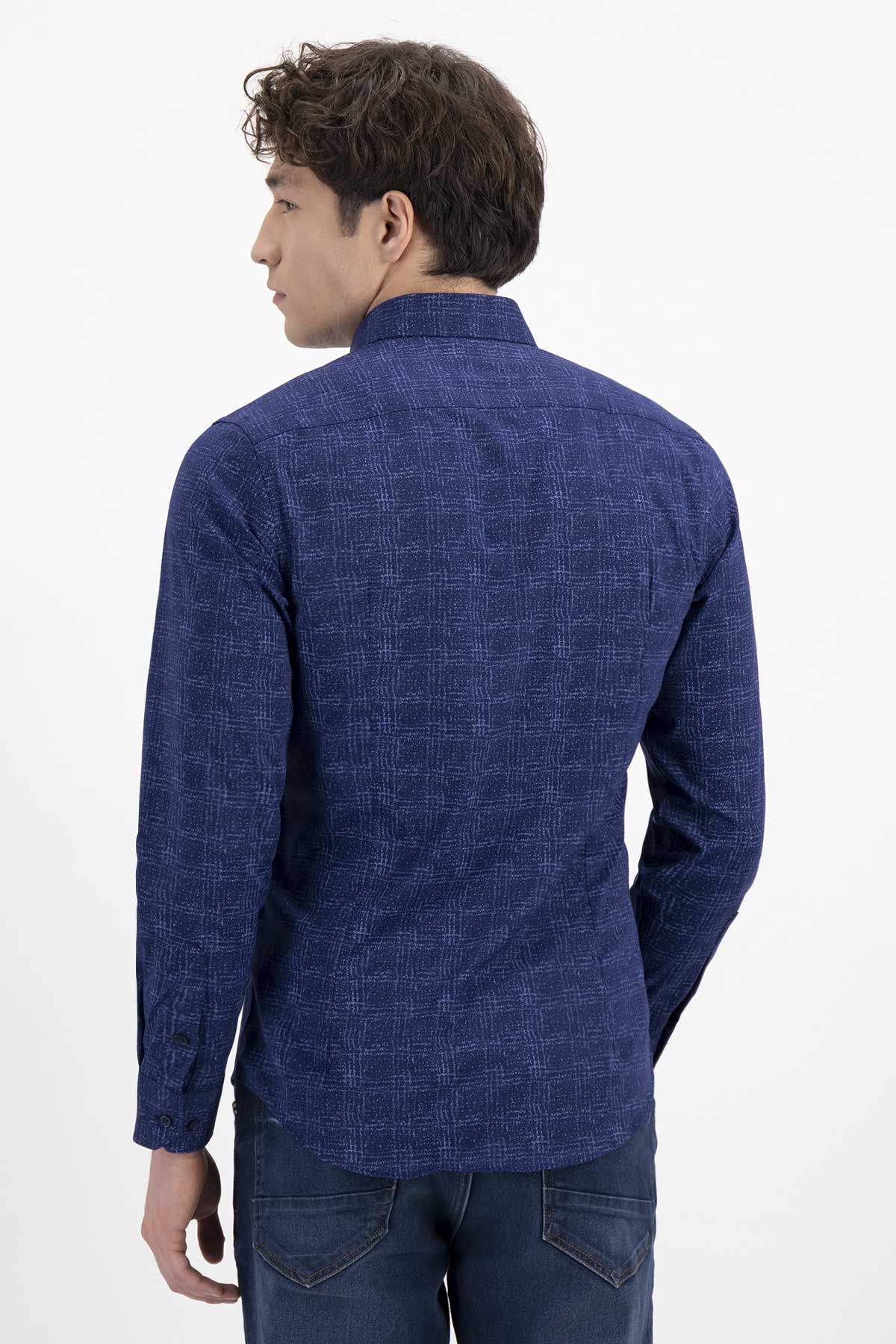 CAMISA FORMAL BAMBOO FIBER SKINNY FIT LMENTAL image number 1