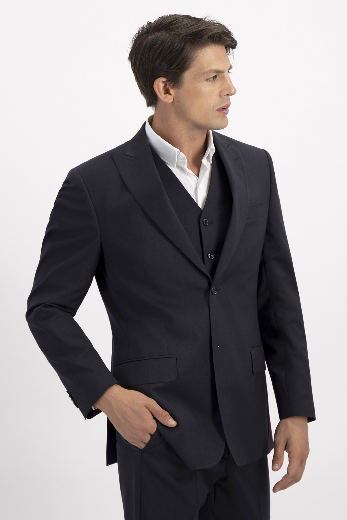 TRAJE TRÍO FRESCO DI LANA CONTEMPORARY FIT LAMBERTI