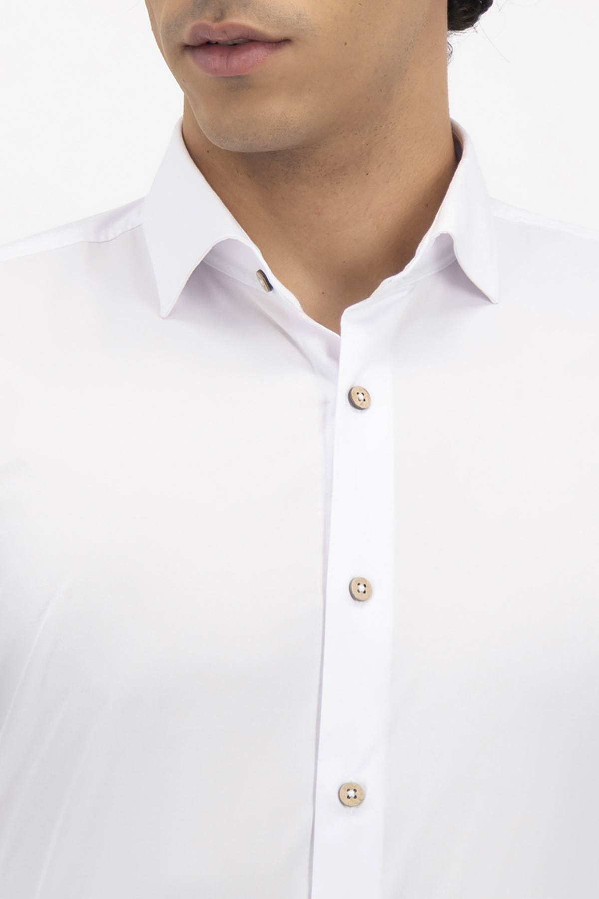 CAMISA FORMAL TLAOLLI SLIM FIT MENS FASHION image number 2