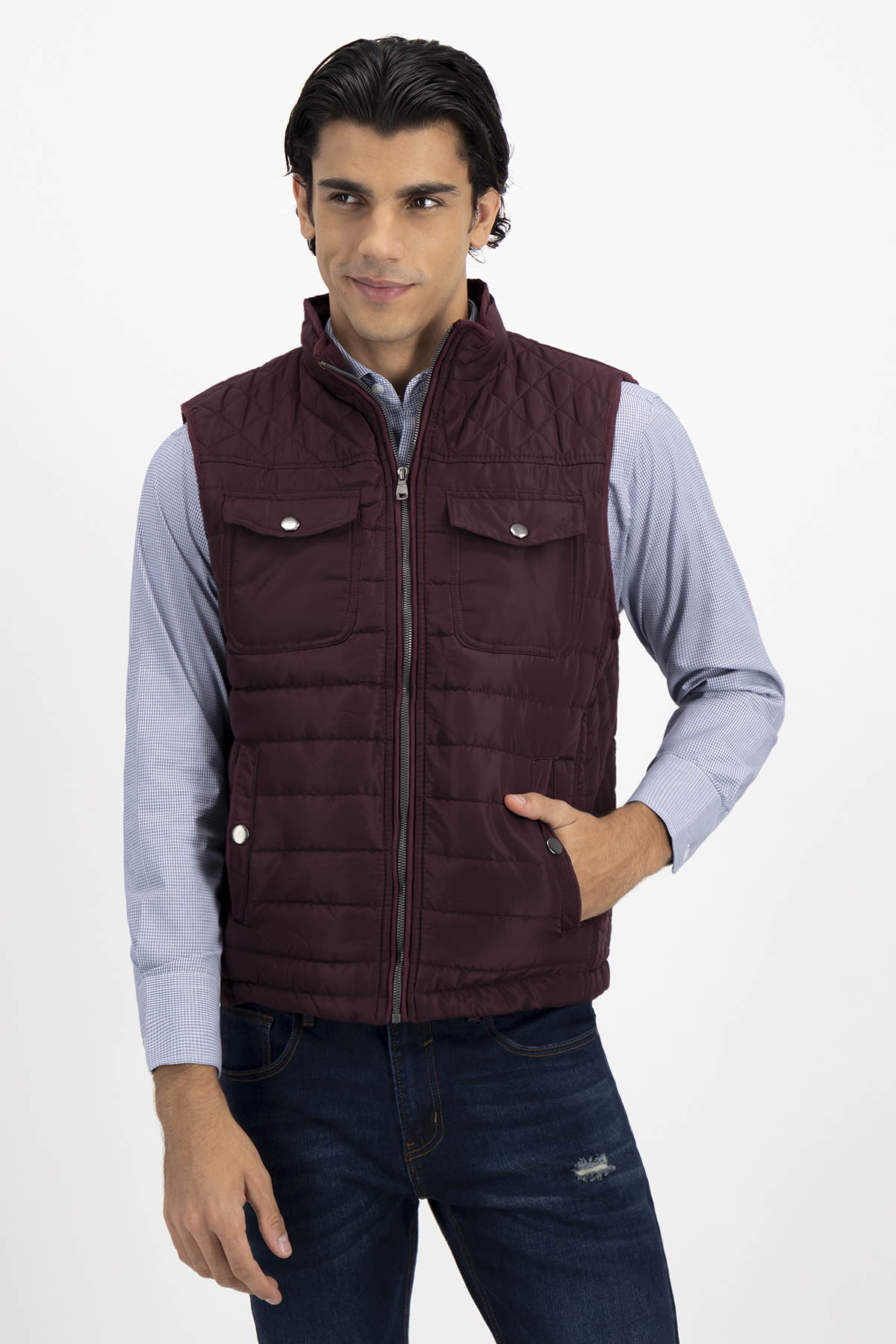 CHALECO CONTEMPORARY FIT ROYALTON