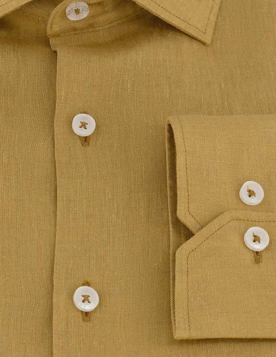 Camisa Casual Linen Contemporary Fit Lamberti image number 4