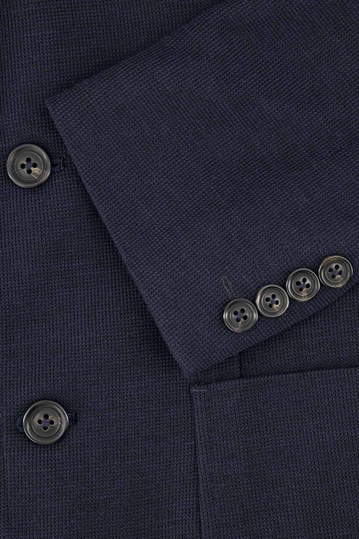 SACO AZUL NAVY SLIM FIT MENS FASHION image number 3