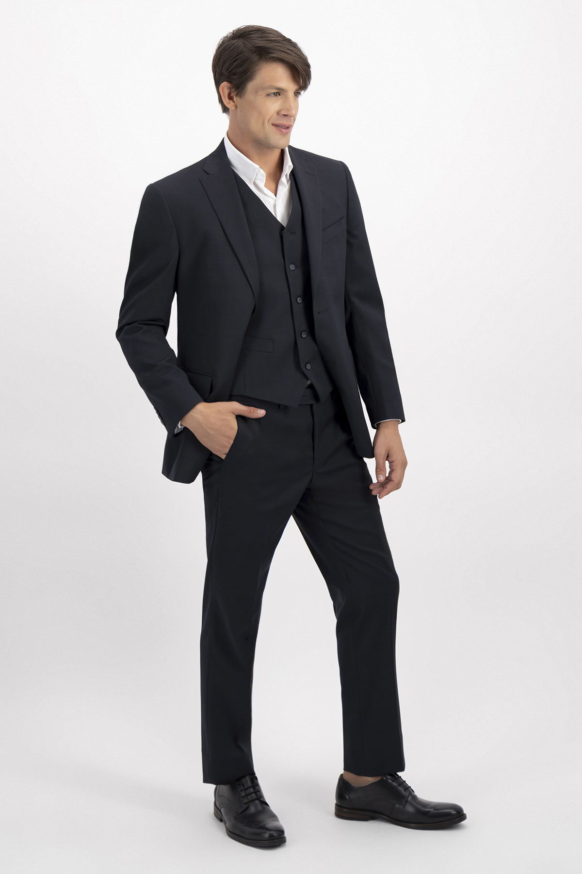 TRAJE TRÍO FRESCO DI LANA CONTEMPORARY FIT LAMBERTI