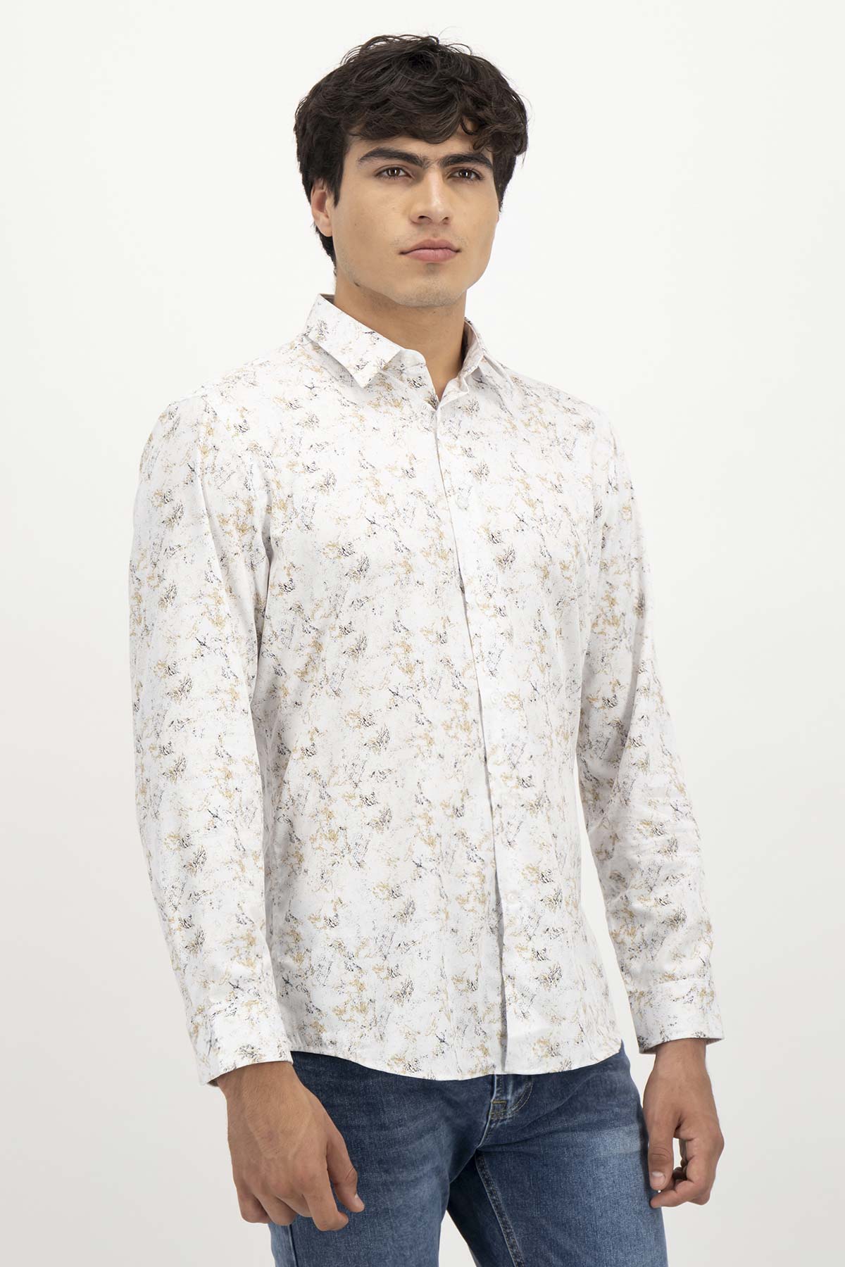 CAMISA CASUAL BAMBOO FIBER SLIM FIT LMENTAL