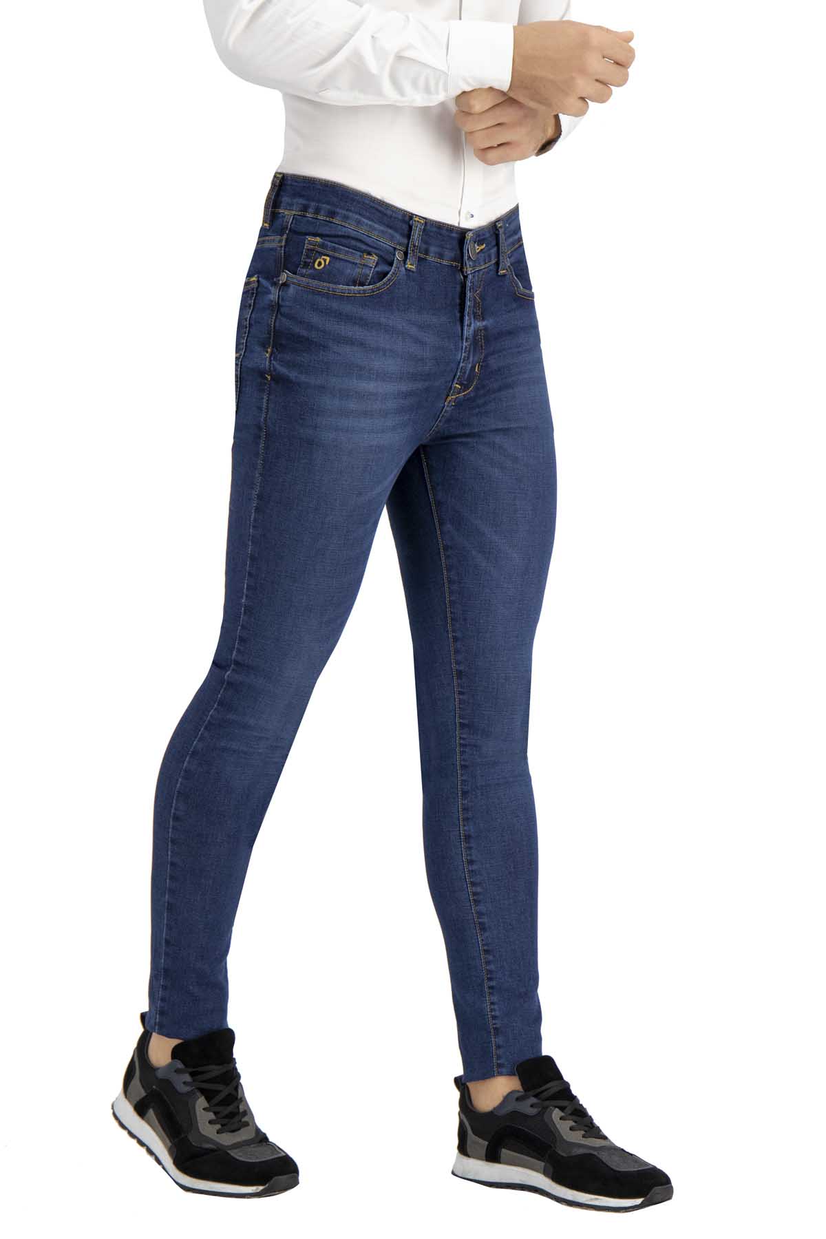 JEANS AZUL MARINO SKINNY FIT LMENTAL image number 0