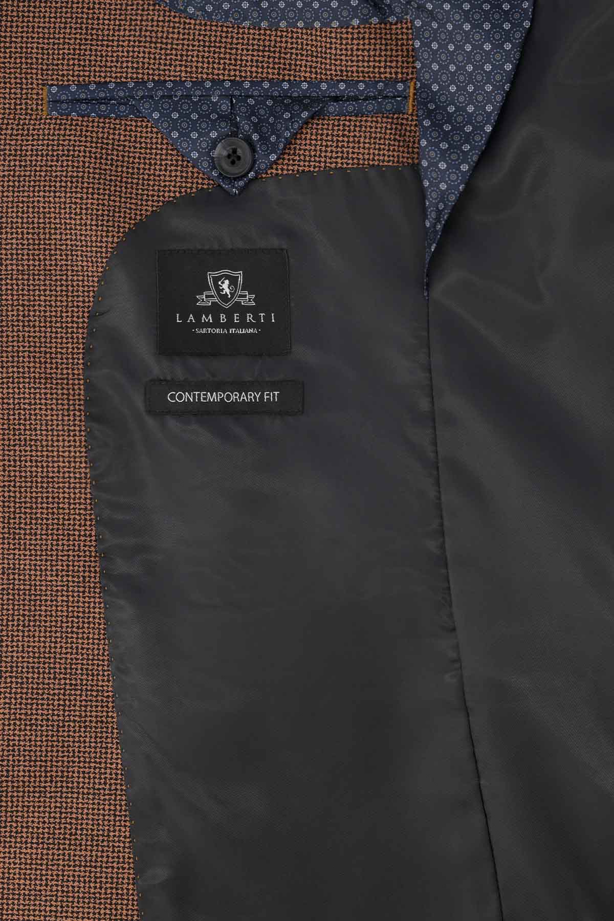 SACO CASUAL FRESCO DI LANA CONTEMPORARY FIT LAMBERTI image number 4