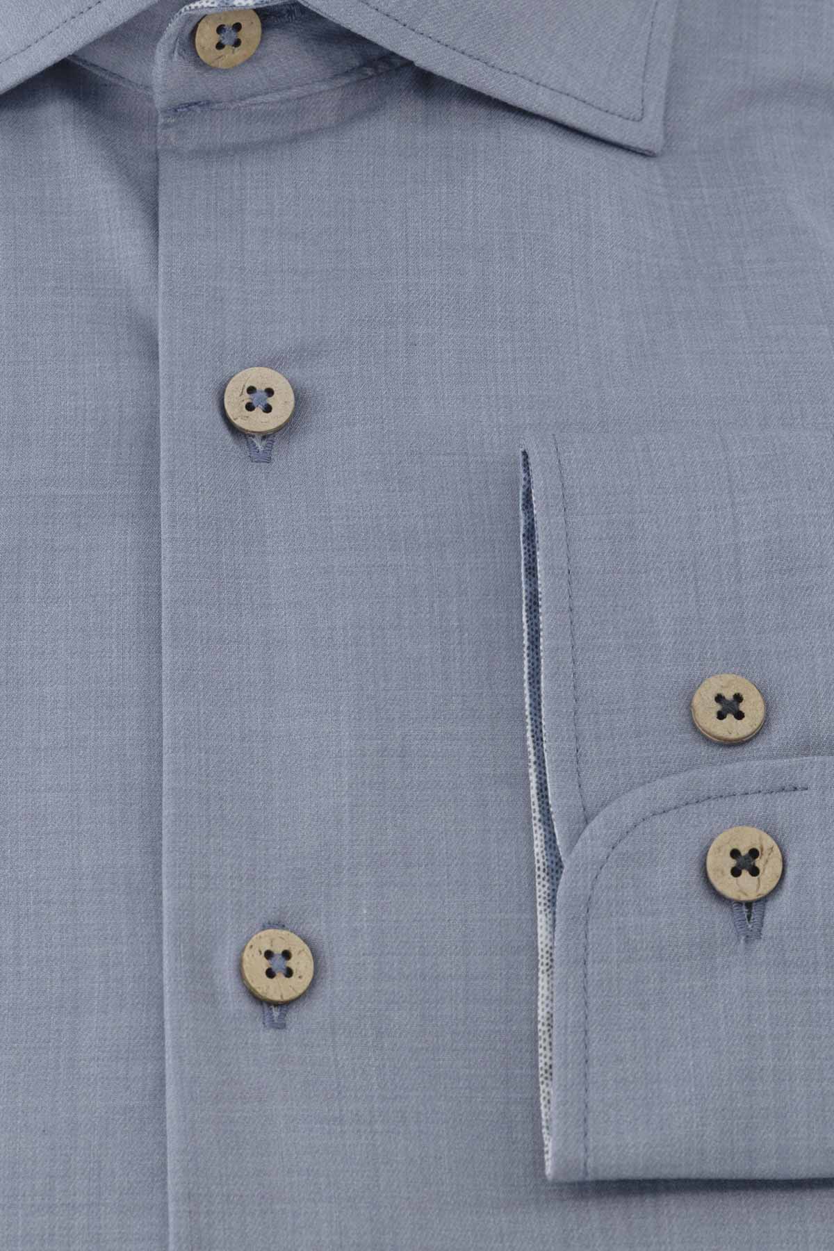 CAMISA CASUAL TLAOLLI SLIM FIT MENS FASHION image number 4