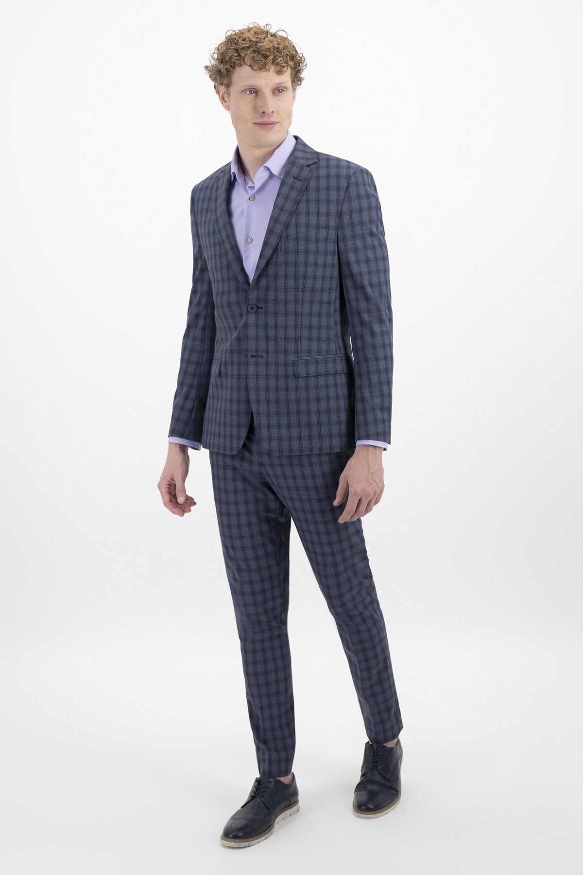 Saco Separate Formal Skinny Fit Lmental. image number 2