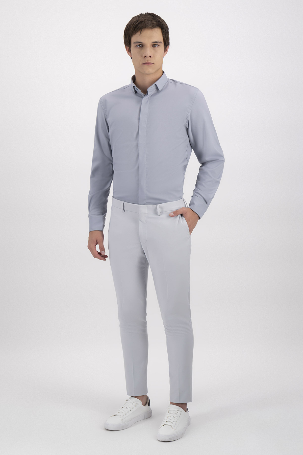 Pantalón Separate Formal Bamboo Skinny Fit Lmental