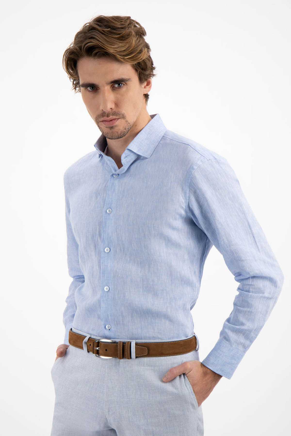 CAMISA CASUAL CONTEMPORARY FIT LAMBERTI