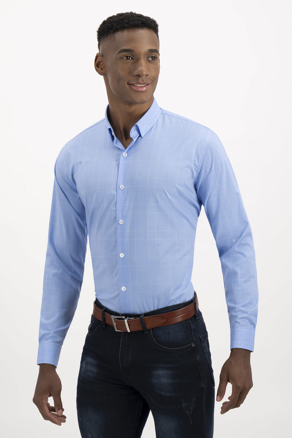 CAMISA FORMAL BAMBOO FIBER SLIM FIT LMENTAL