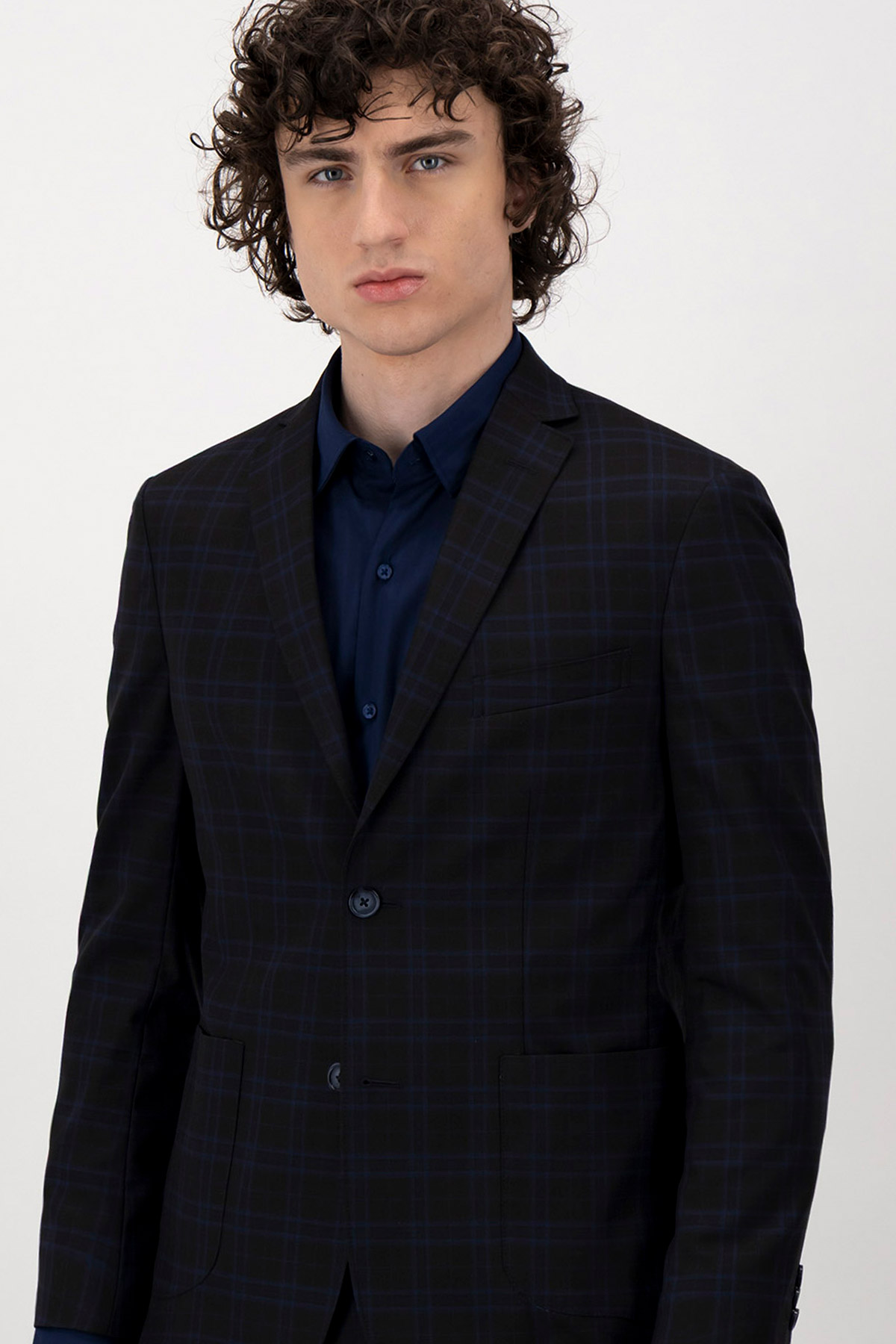 Saco Separate Caballero Formal Slim Fit Stretch Lmental