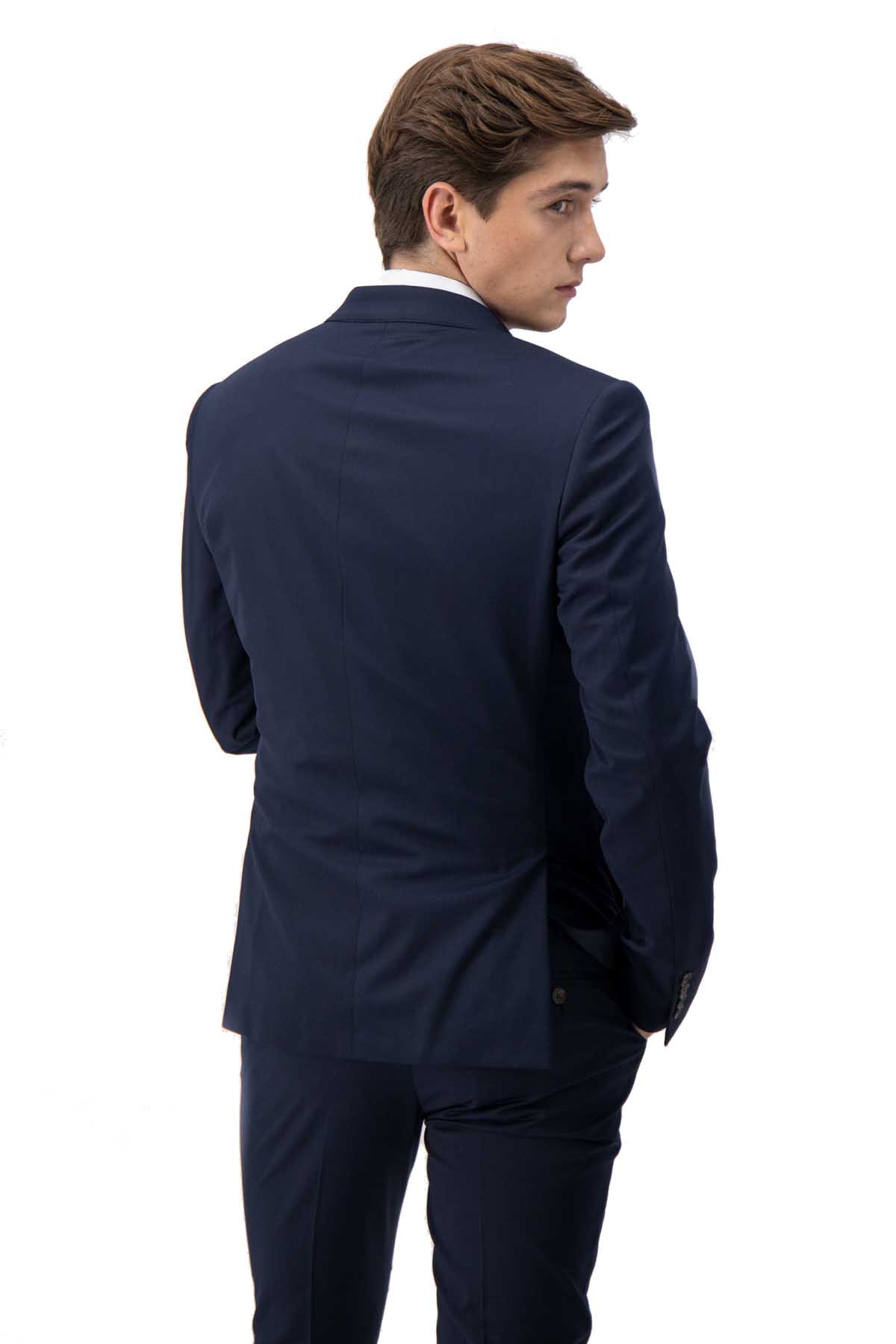 SACO VESTIR AZUL MARINO SKINNY FIT LMENTAL image number 2