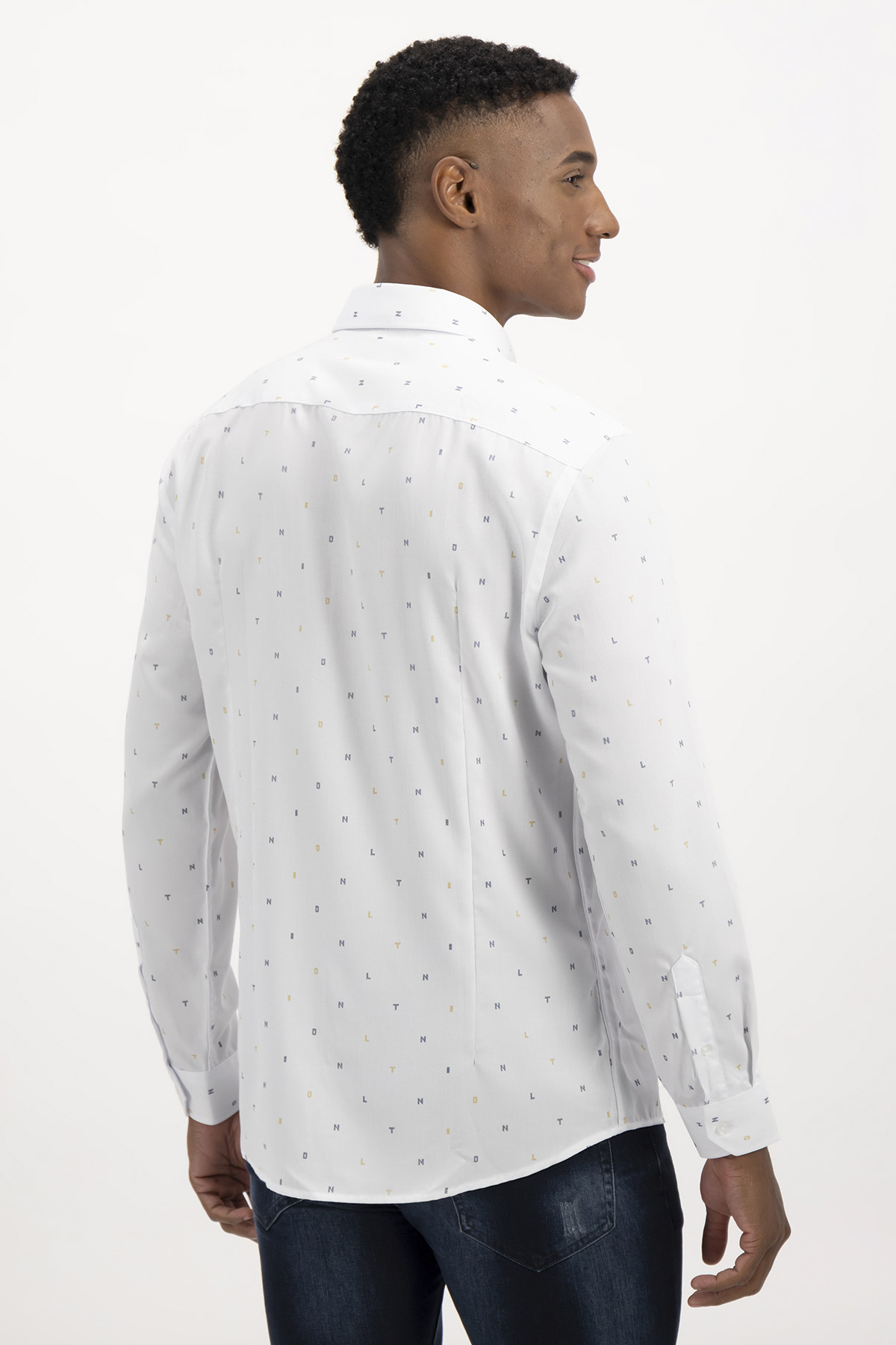 CAMISA  CASUAL BAMBOO FIBER SLIM FIT LMENTAL