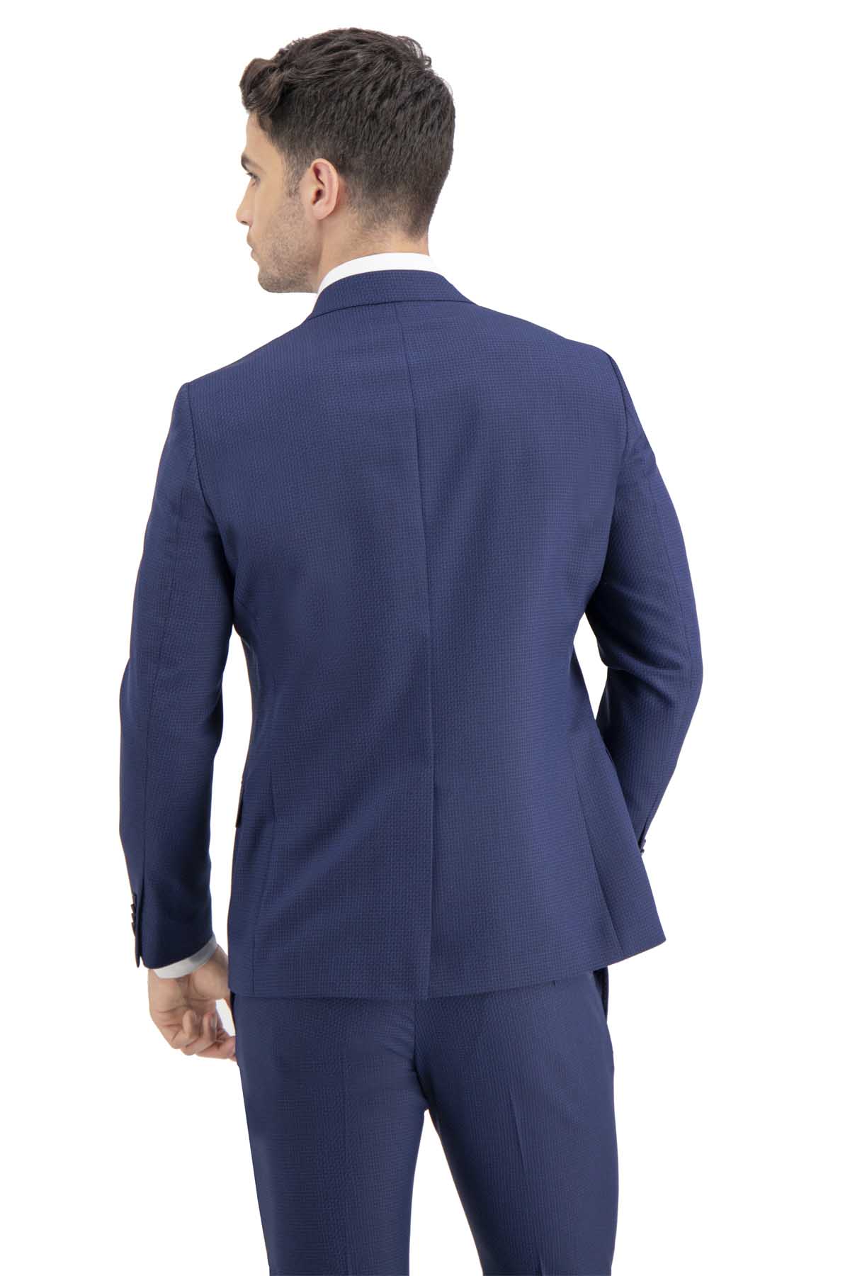 TRAJE AZUL MARINO SLIM LAMBERTI image number 3