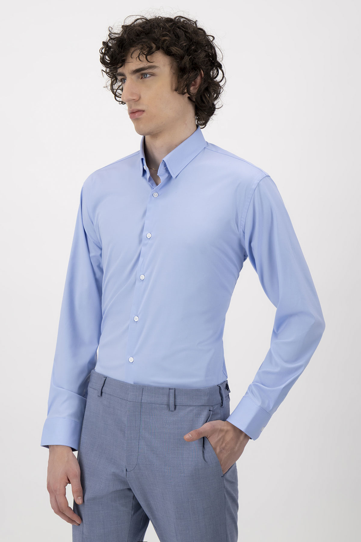 Camisa Formal Bamboo Fiber Slim Fit Lmental