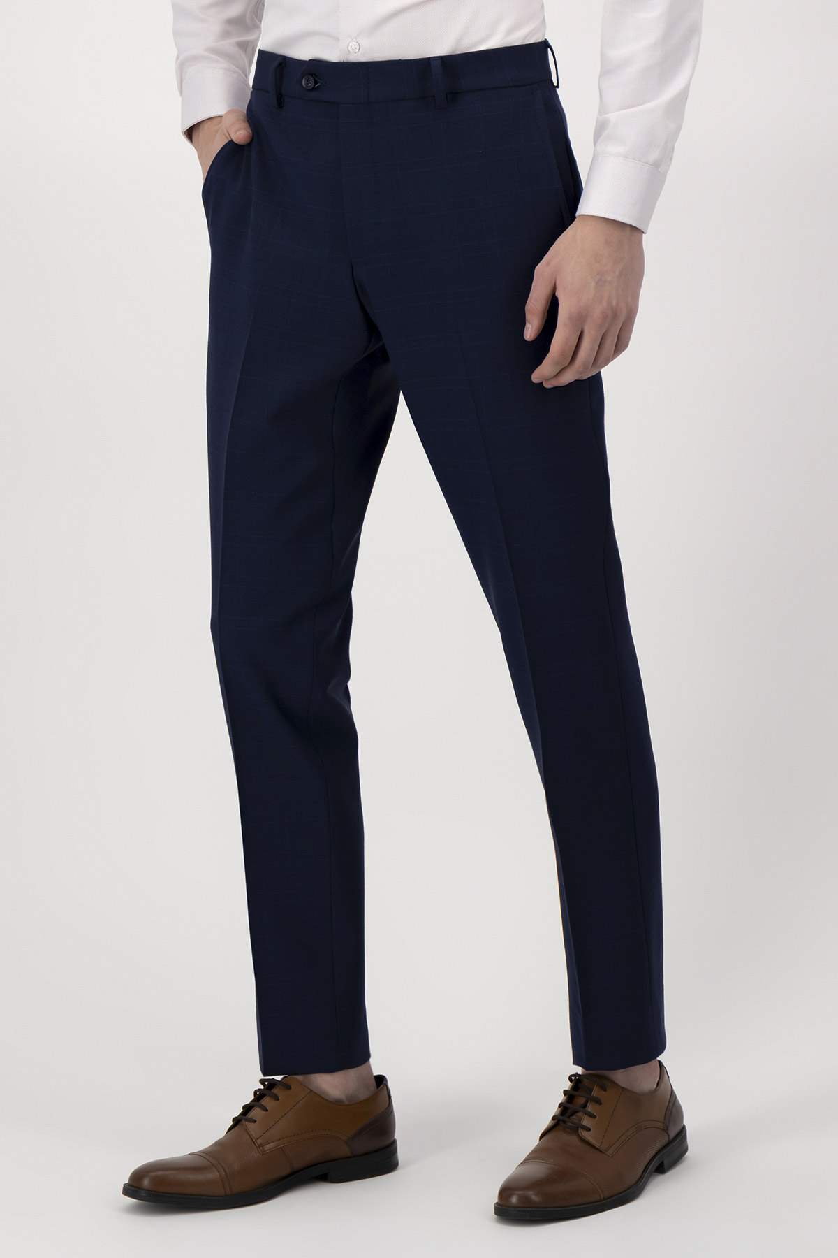 Traje Fresco Di Lana Slim Fit Lamberti image number 3