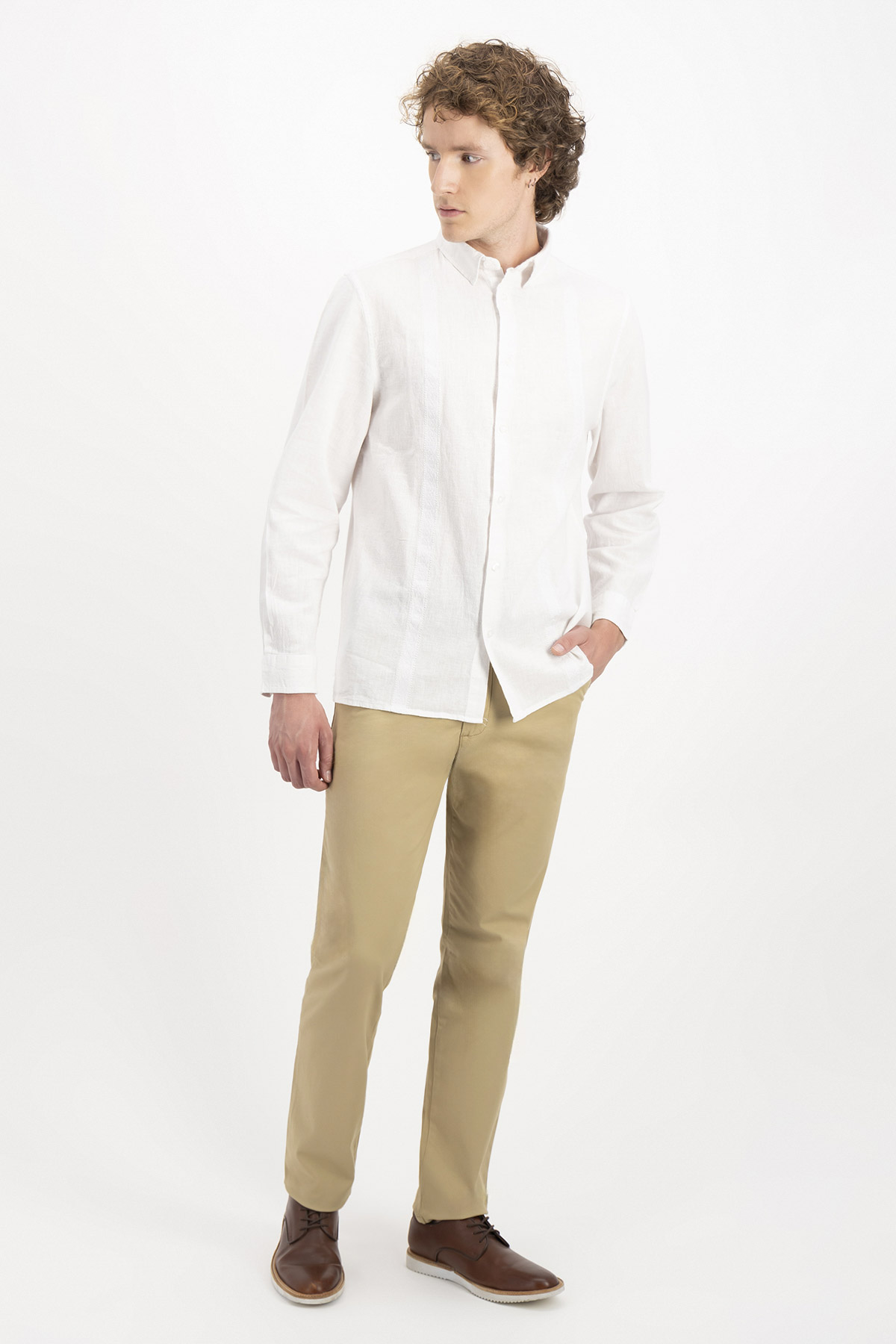 GUAYABERA CASUAL CONTEMPORARY FIT GUAYAHABANA image number 3