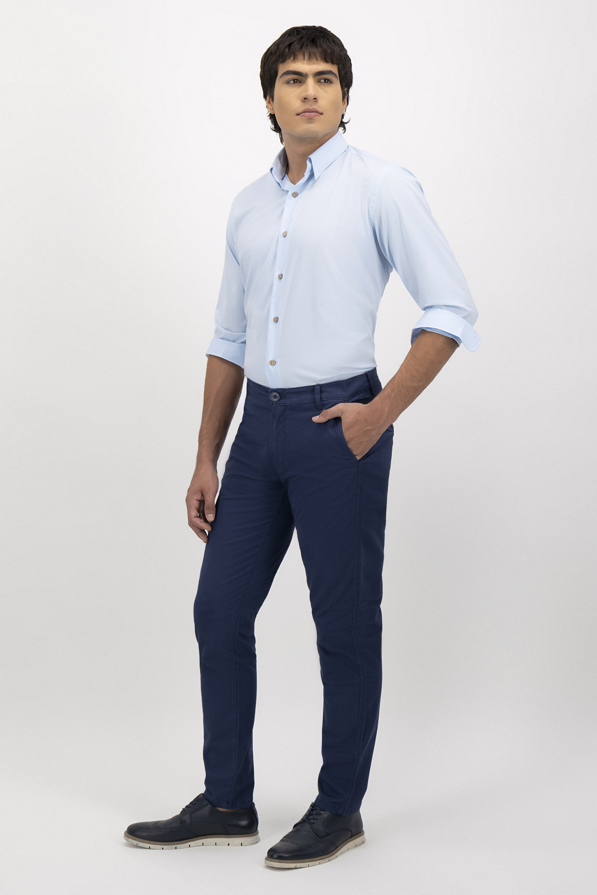 Camisa Formal Tlaolli Slim Fit Lamberti image number 3