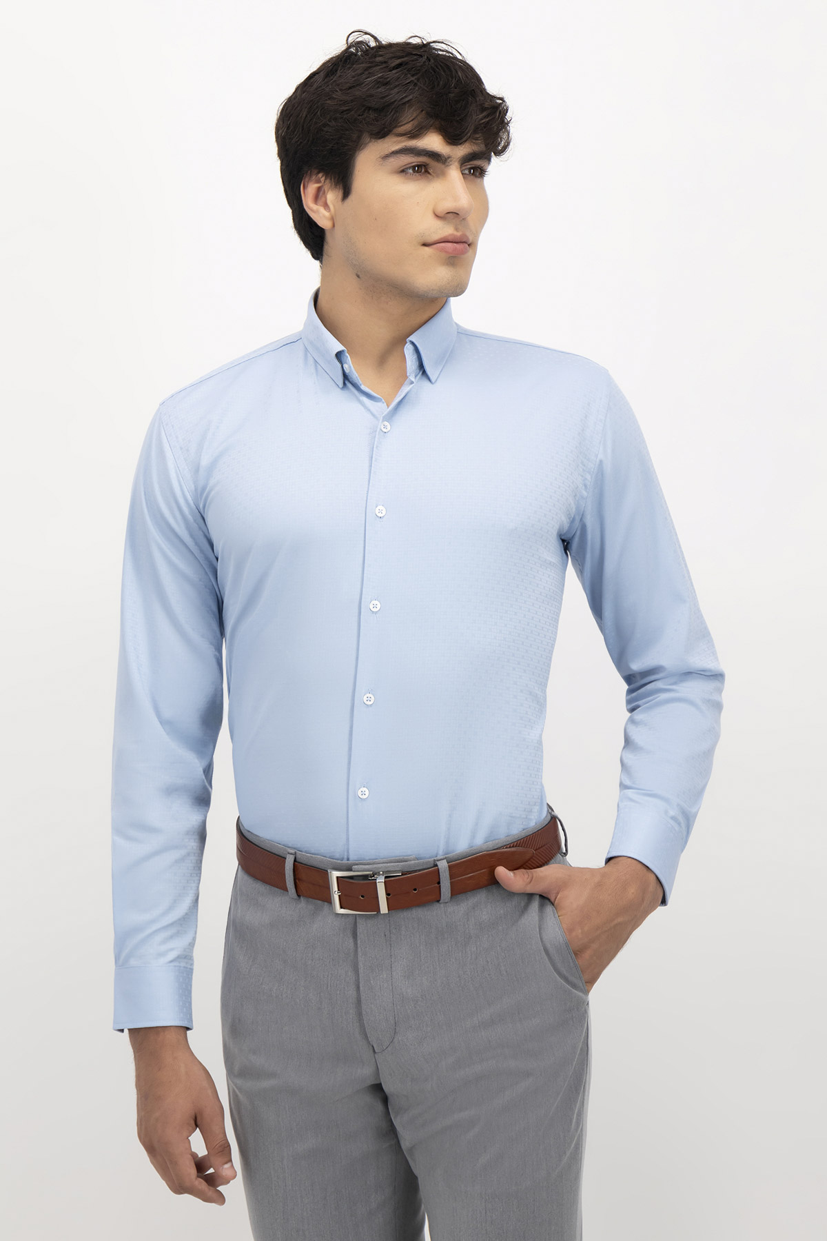 CAMISA FORMAL BAMBOO FIBER SLIM FIT LMENTAL
