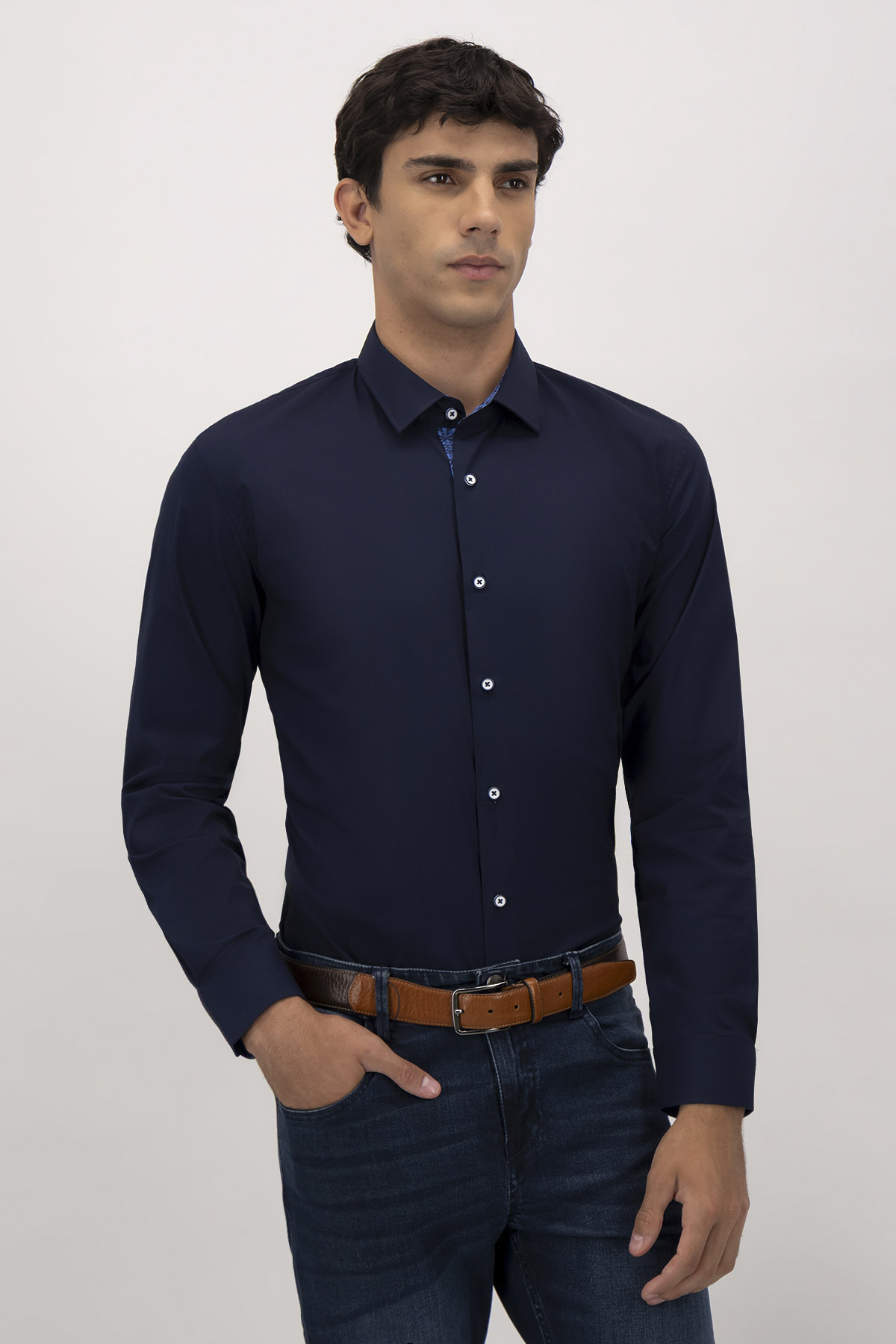Camisa Casual Slim Fit Lmental
