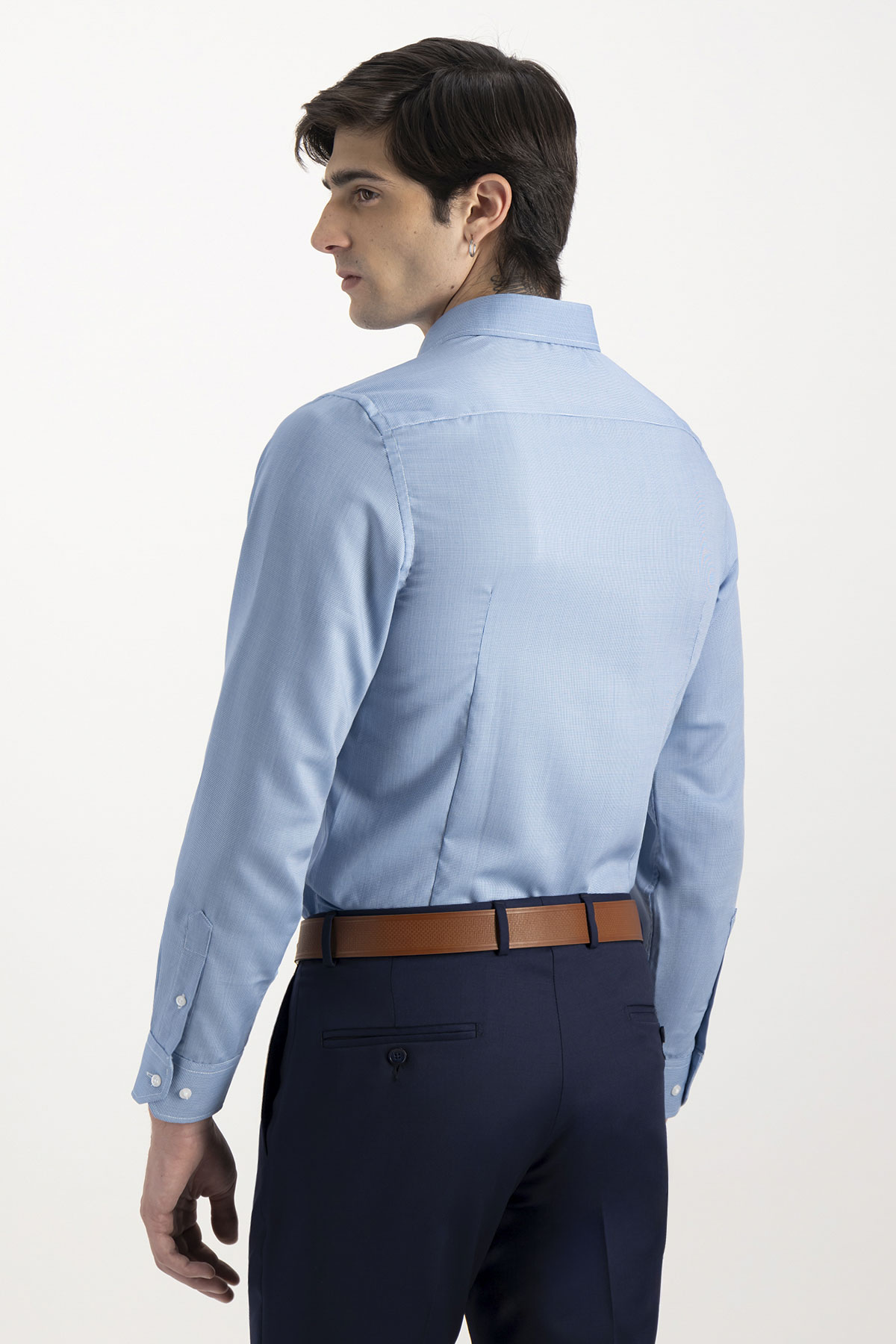 CAMISA FORMAL BAMBOO FIBER SKINNY FIT LMENTAL