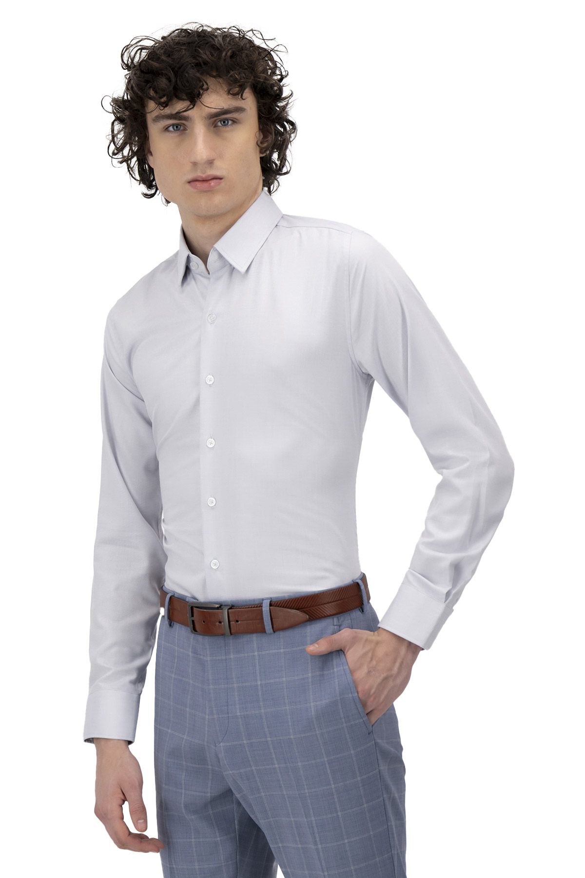 Camisa Formal Bamboo Fiber Skinny Fit Lmental
