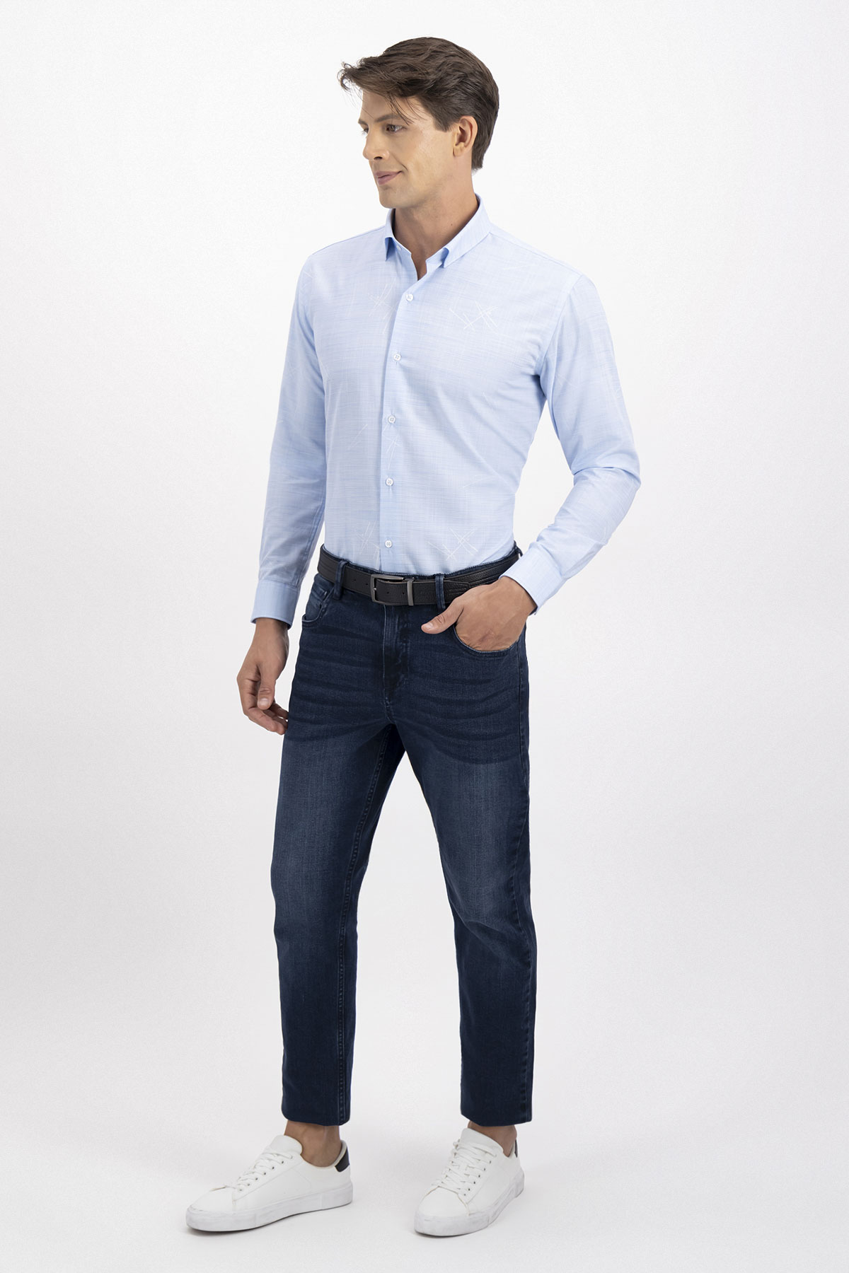 CAMISA FORMAL BAMBOO FIBER SLIM FIT LMENTAL image number 3