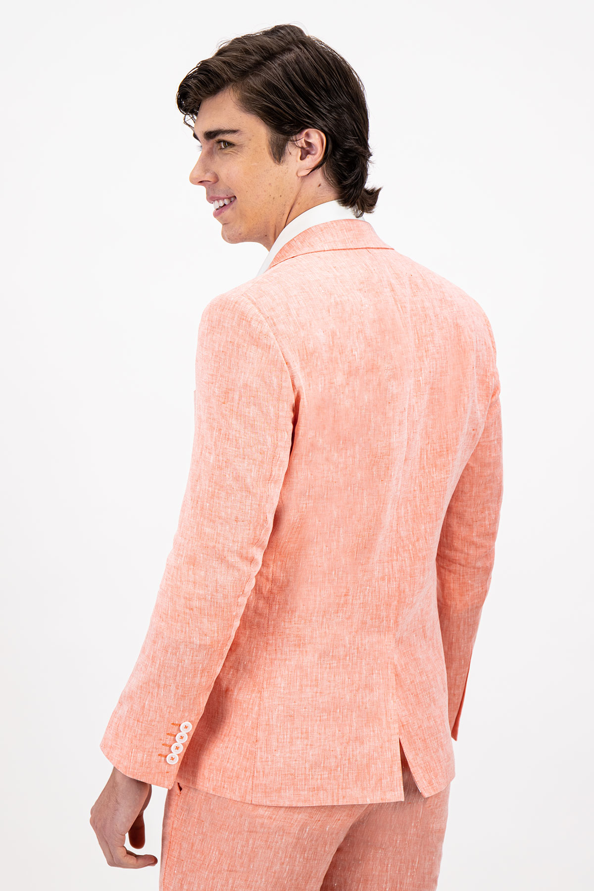 SACO SEPARATE SALMÓN SLIM FIT LMENTAL image number 2