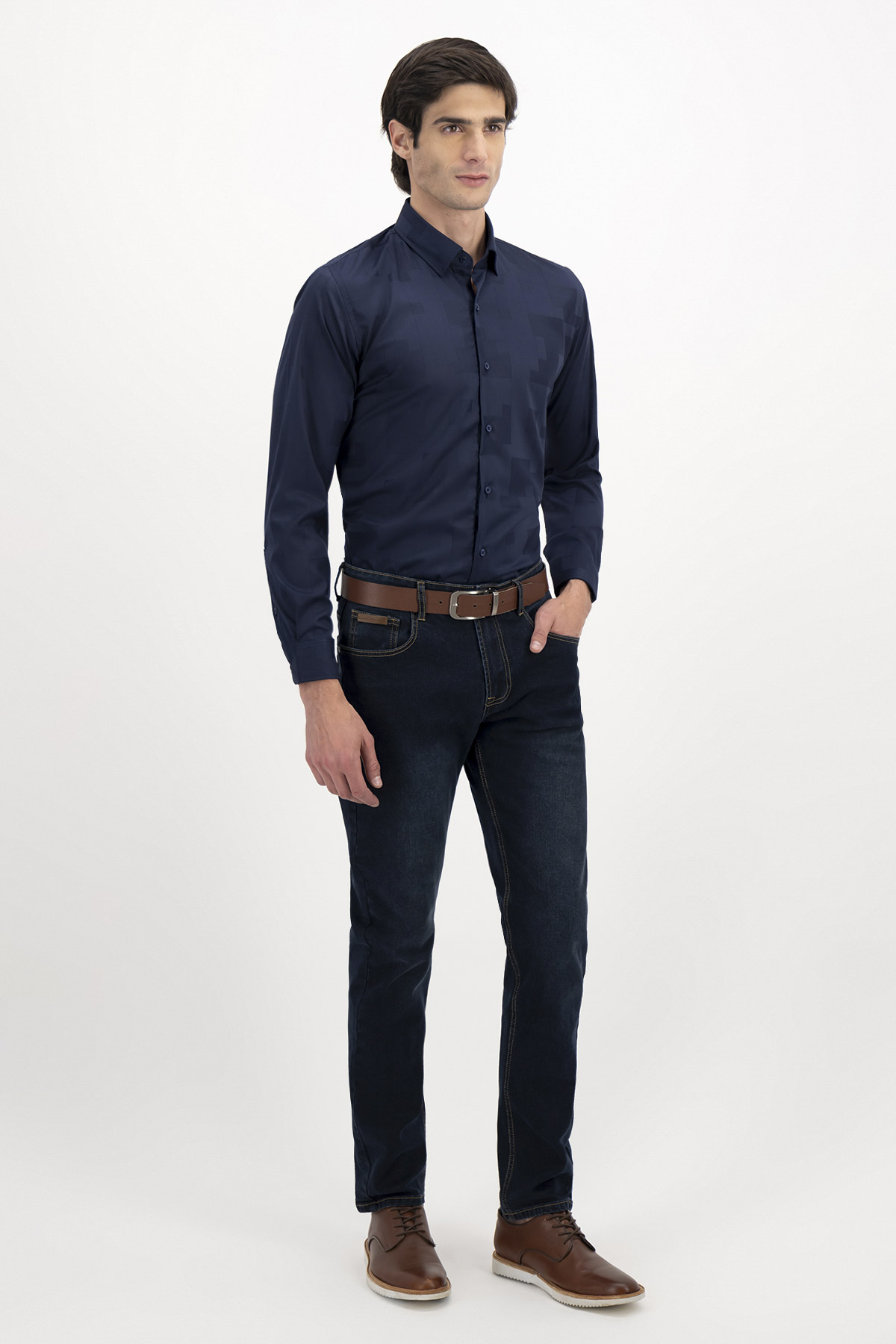 CAMISA FORMAL MILK TOUCH SLIM FIT LMENTAL image number 3