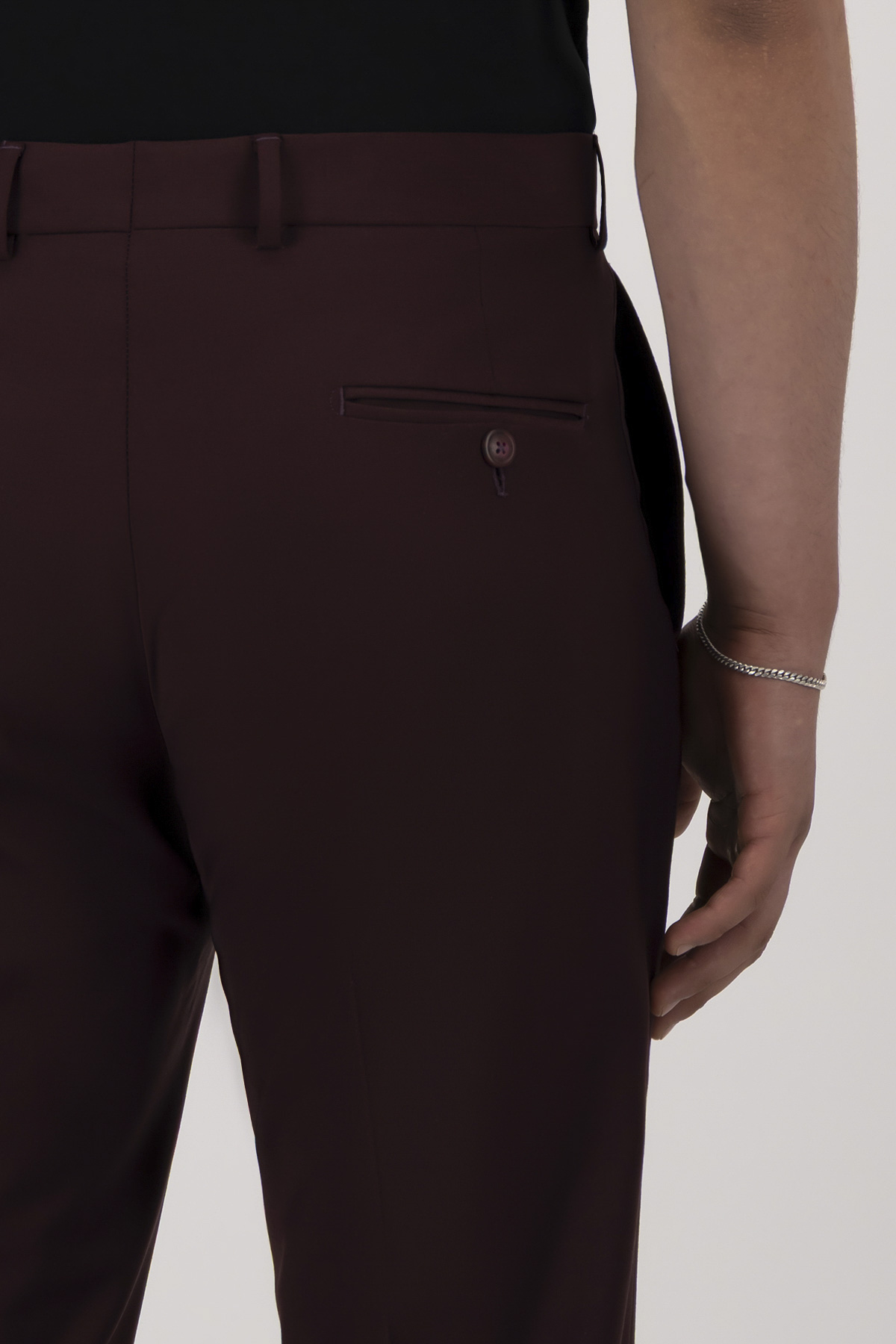 Pantalón Fresco Di Lana Slim Fit Lamberti image number 4