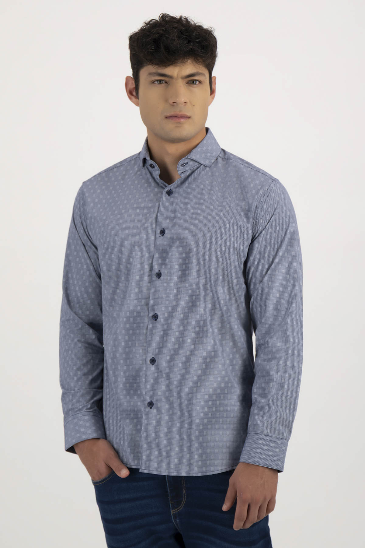 Camisa Formal Bamboo Fiber Slim Fit