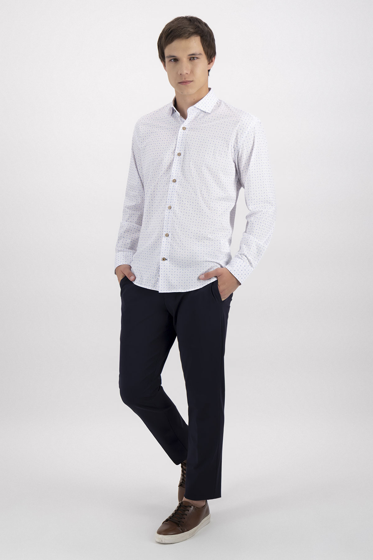 Camisa Casual Tlaolli Slim Fit image number 3