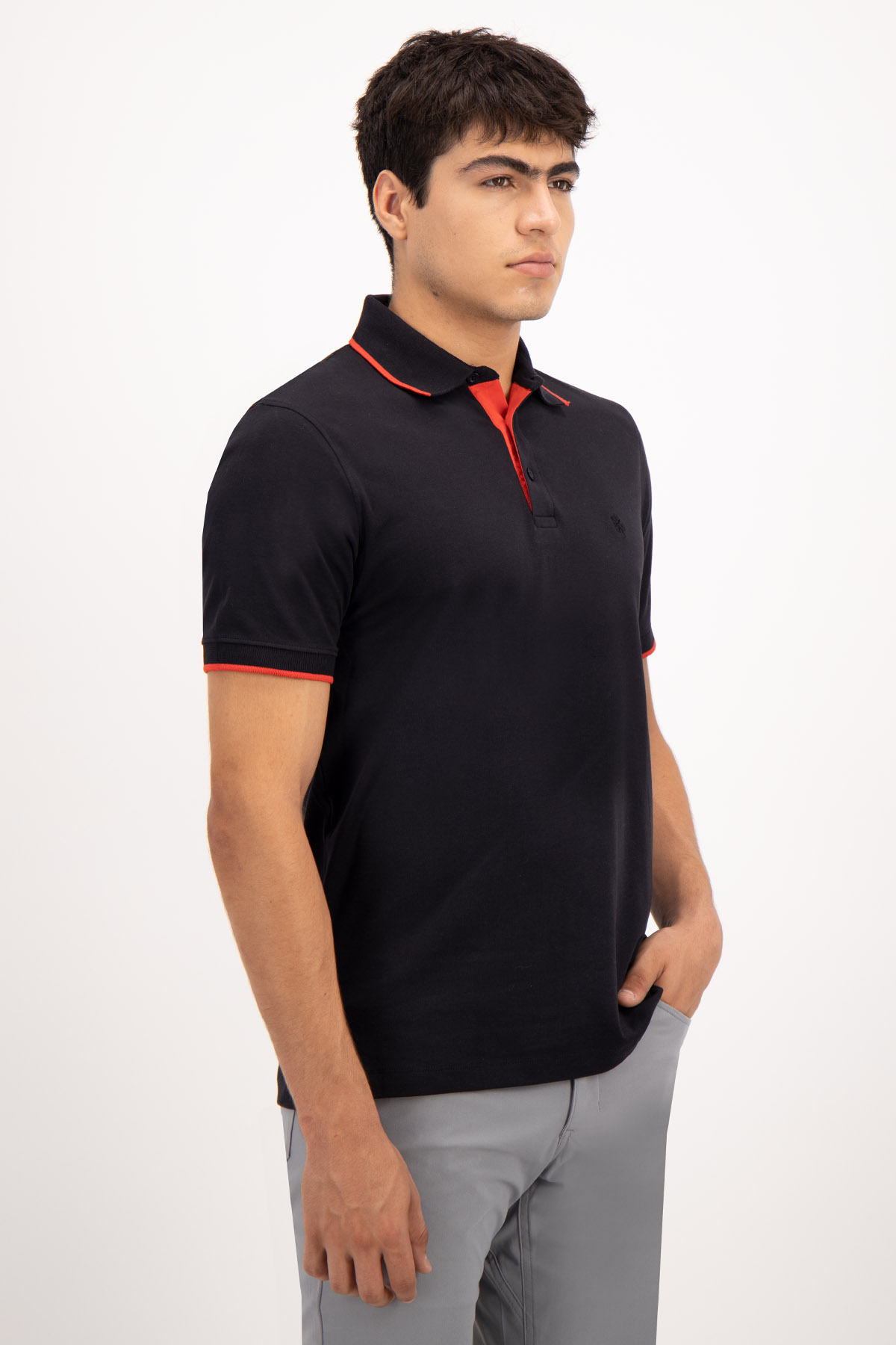 PLAYERA TIPO POLO CONTEMPORARY FIT LAMBERTI